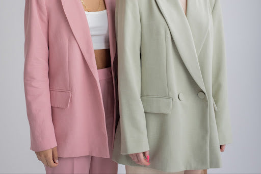 Two women in suits