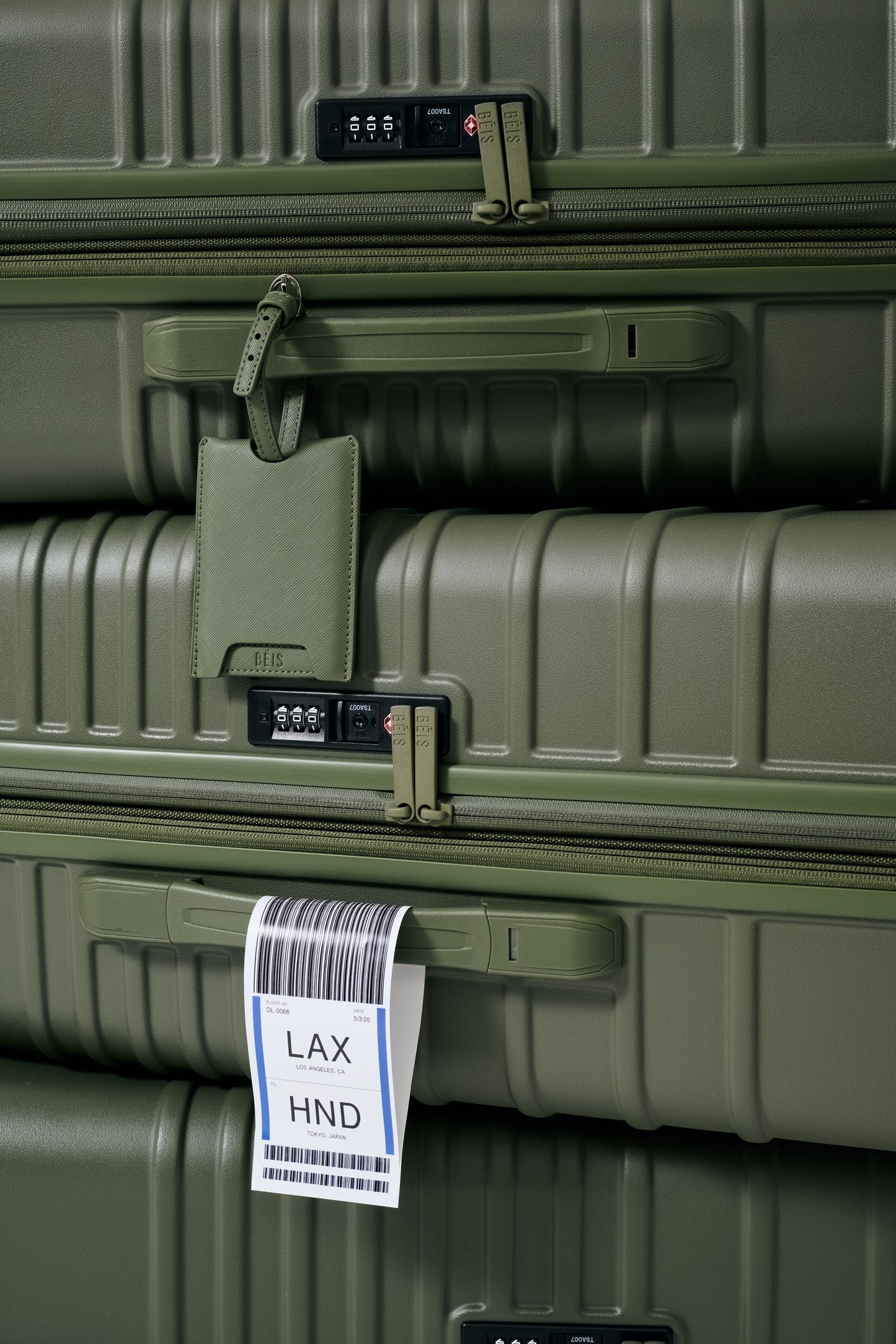 The Luggage Tag in Olive