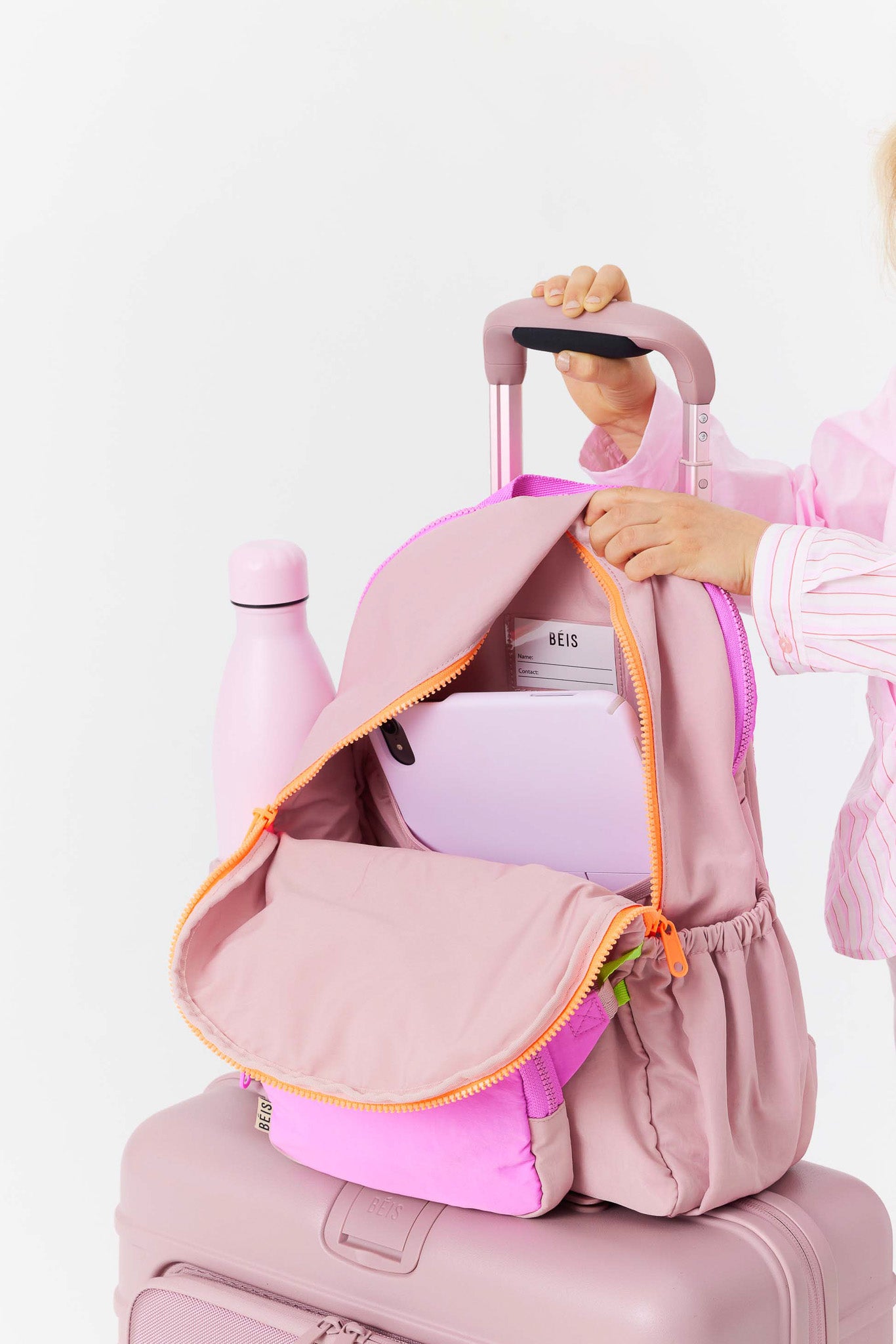 The Kids Backpack in Atlas Pink