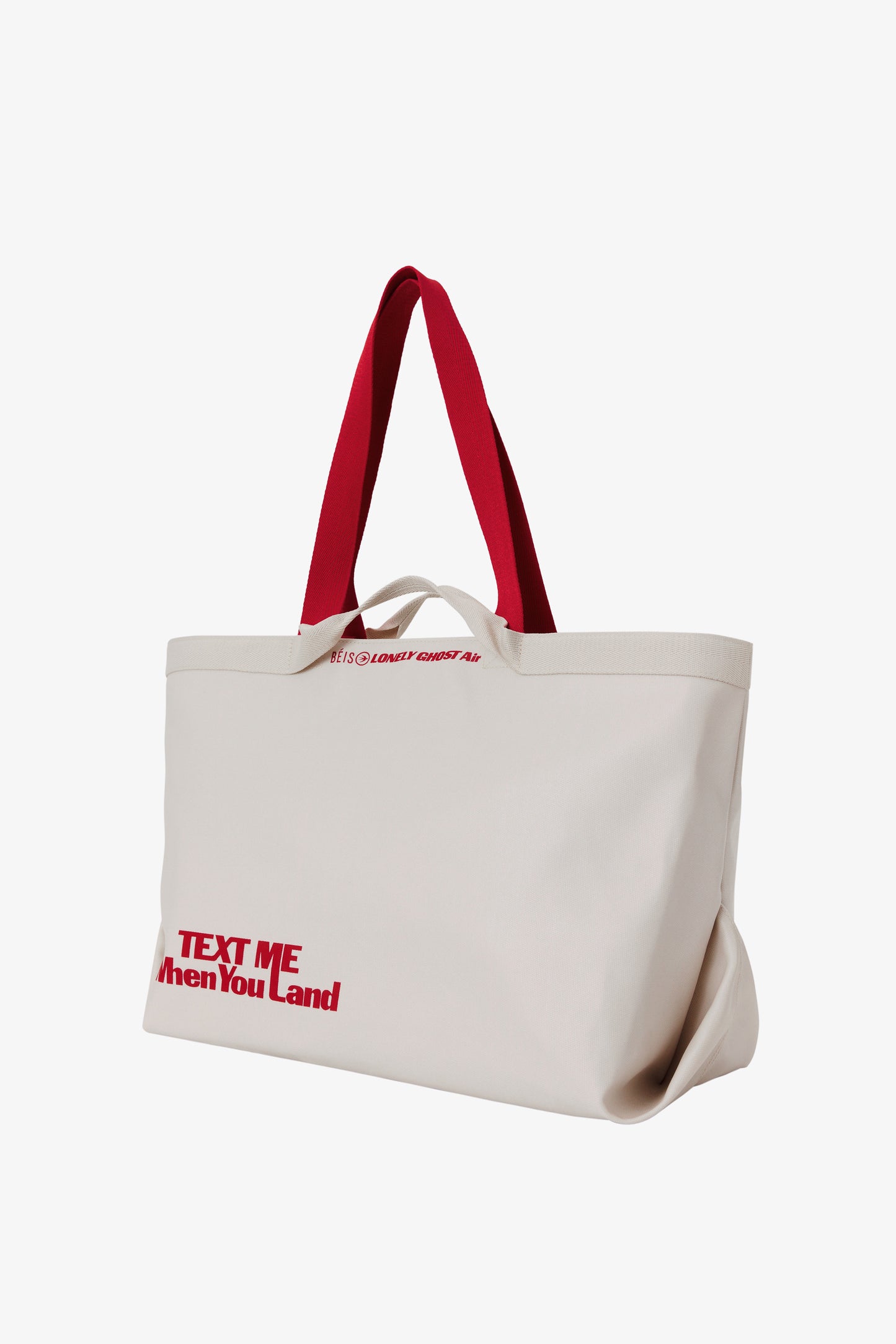 The Travel Tote in Ghost White