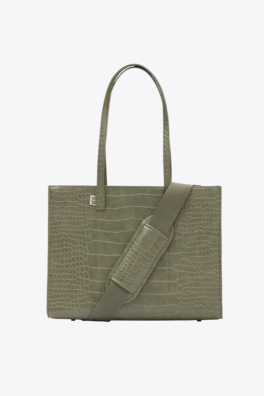 The Work Tote in Olive