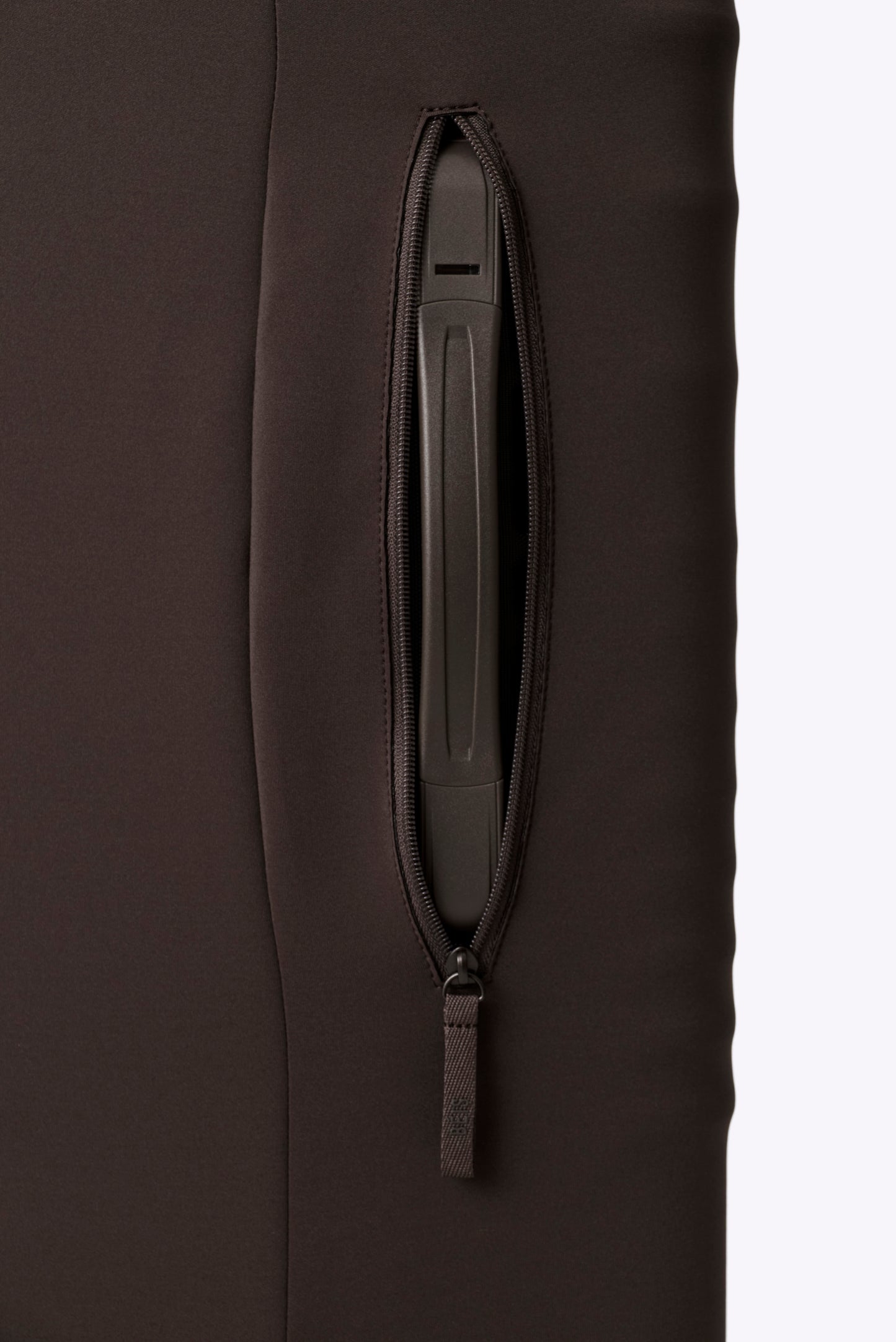 The Hybrid Carry-On Luggage Cover in Espresso