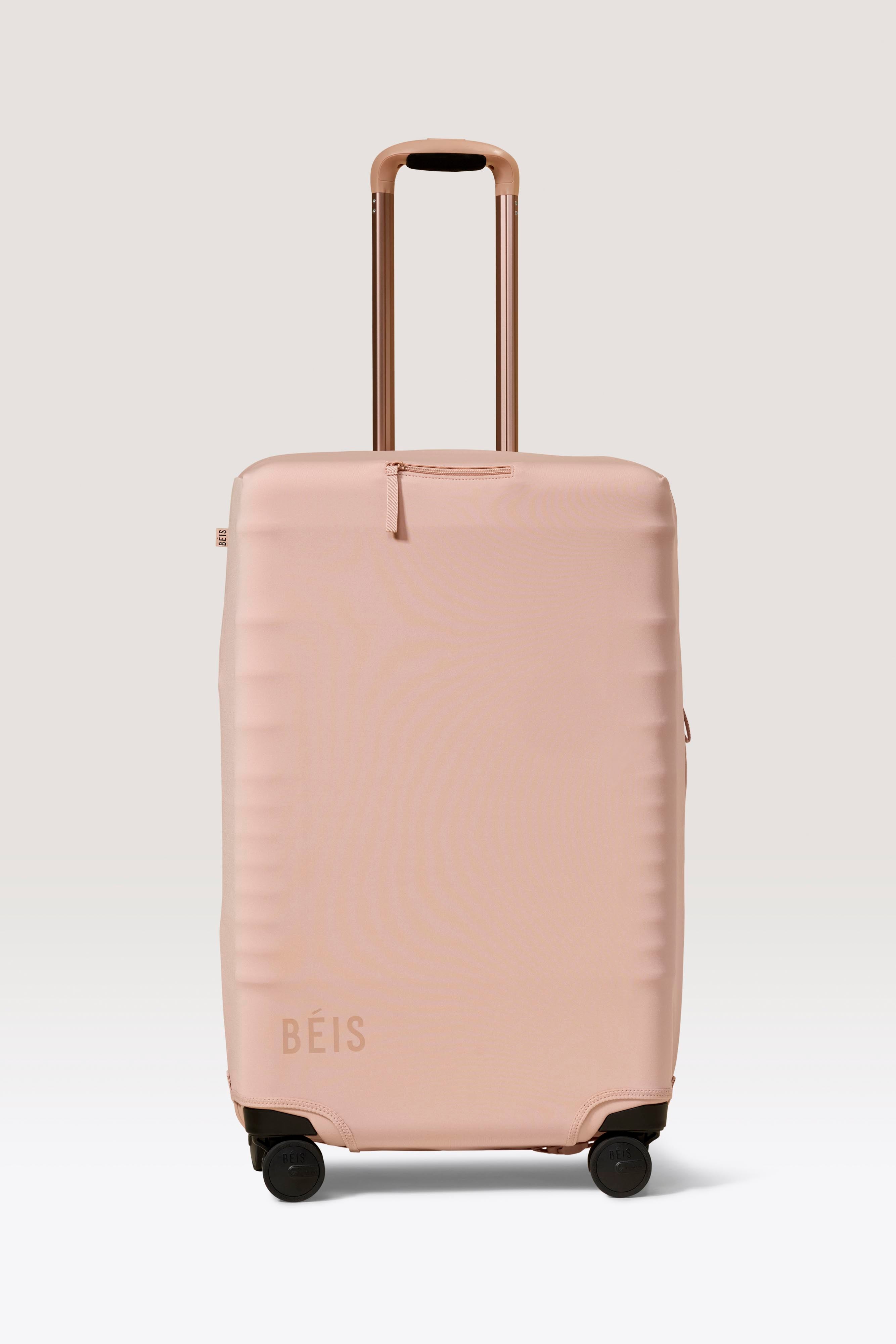 BÉIS 'The Medium Check-In Luggage Cover' in Atlas Pink - Pink 26