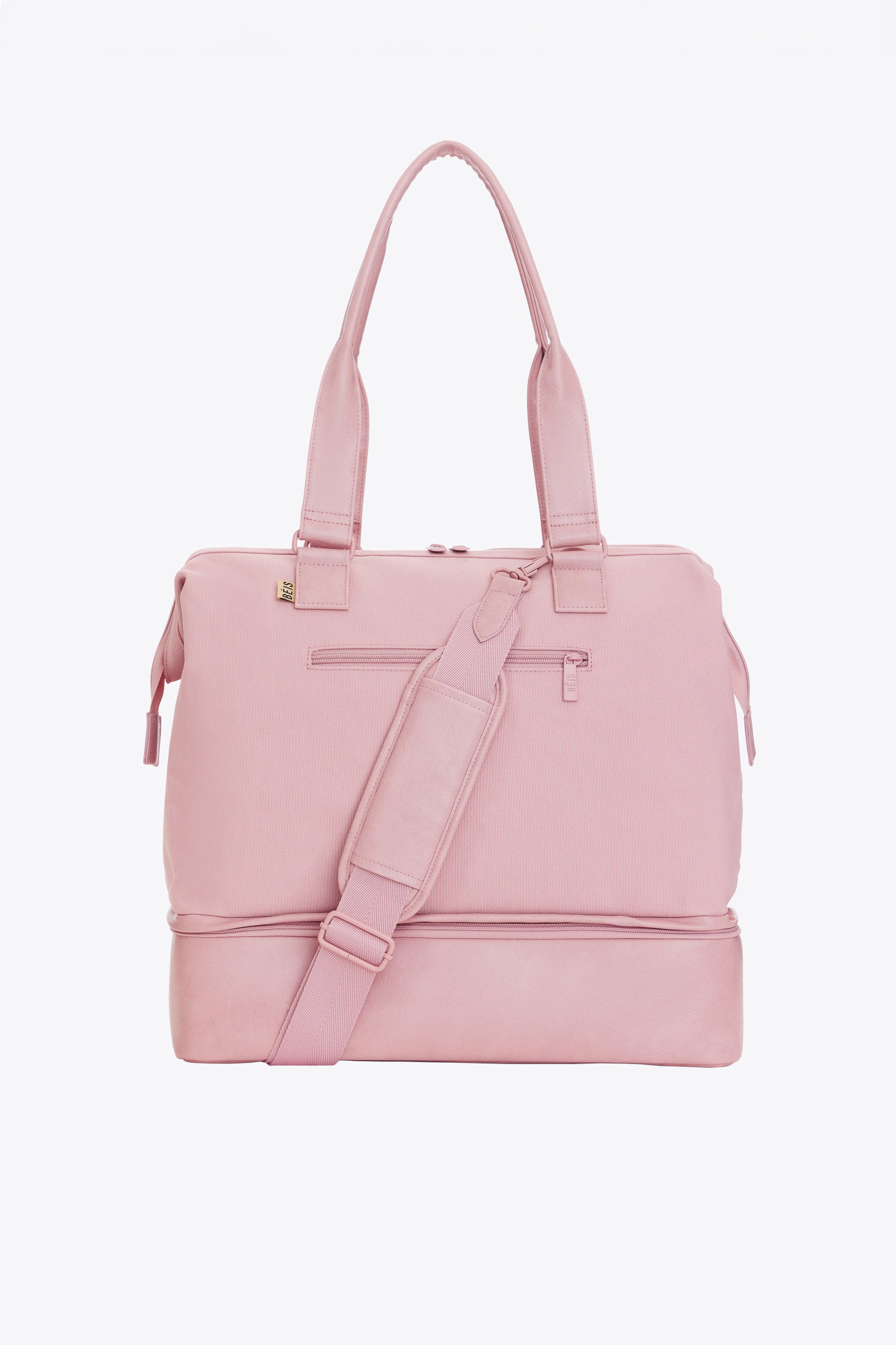 Pink weekender tote sale