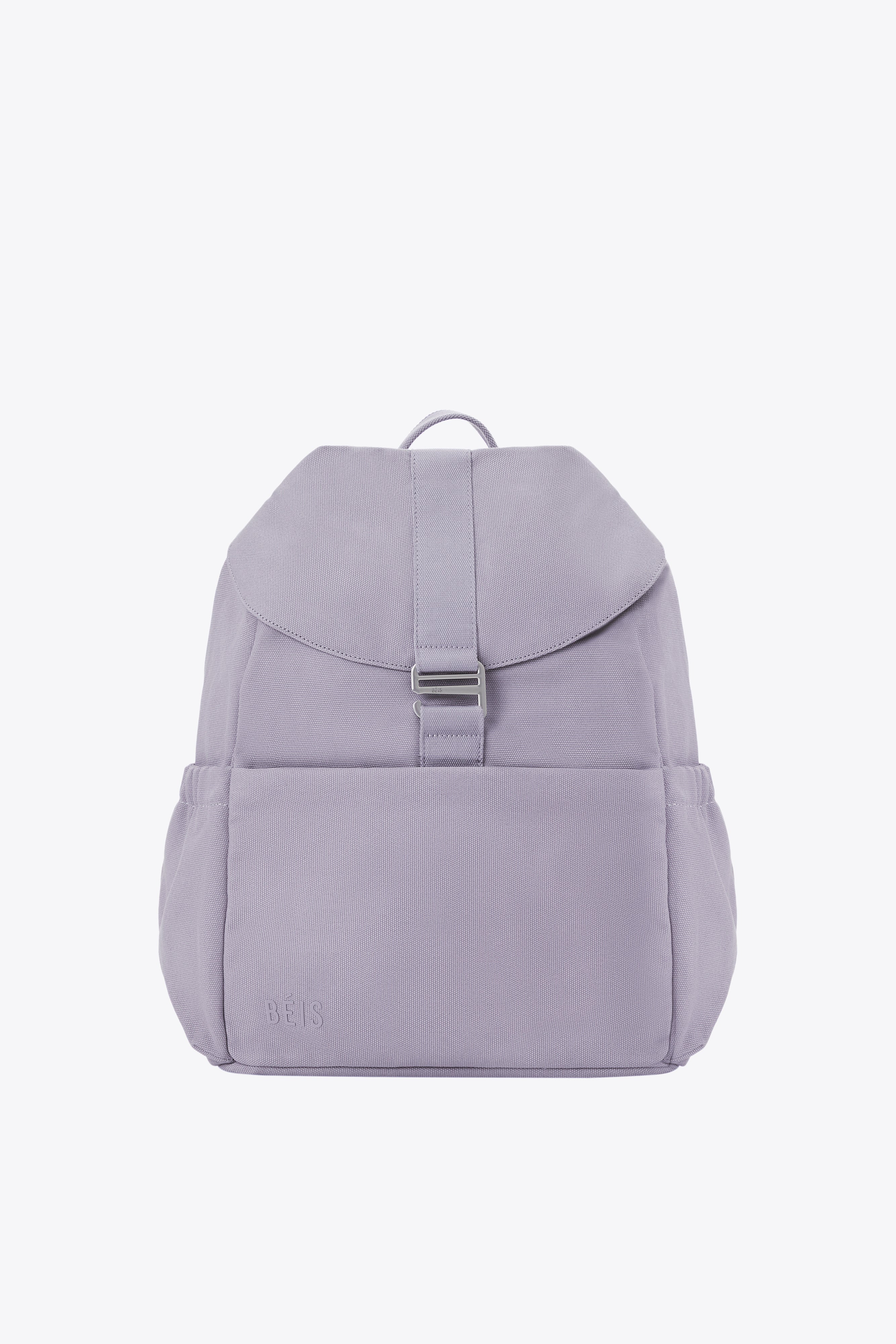 BÉIS 'The Rucksack' in Lavender - Travel Backpack & Rucksack in Lavender