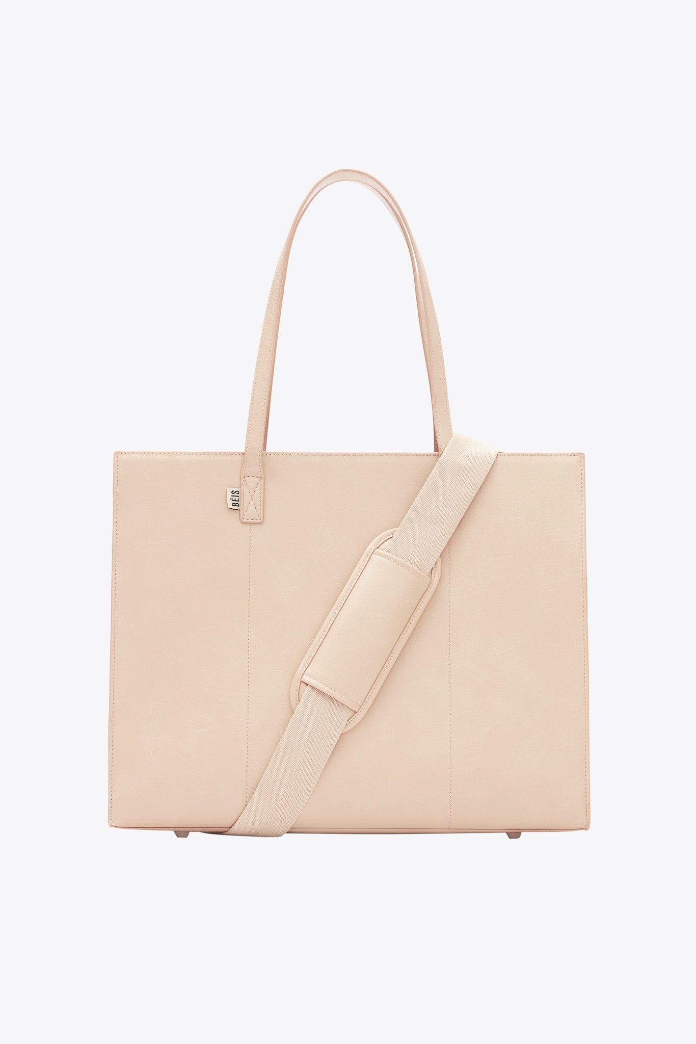 BÉIS 'The Large Work Tote' in Beige Work Bag For Women Laptop Bag