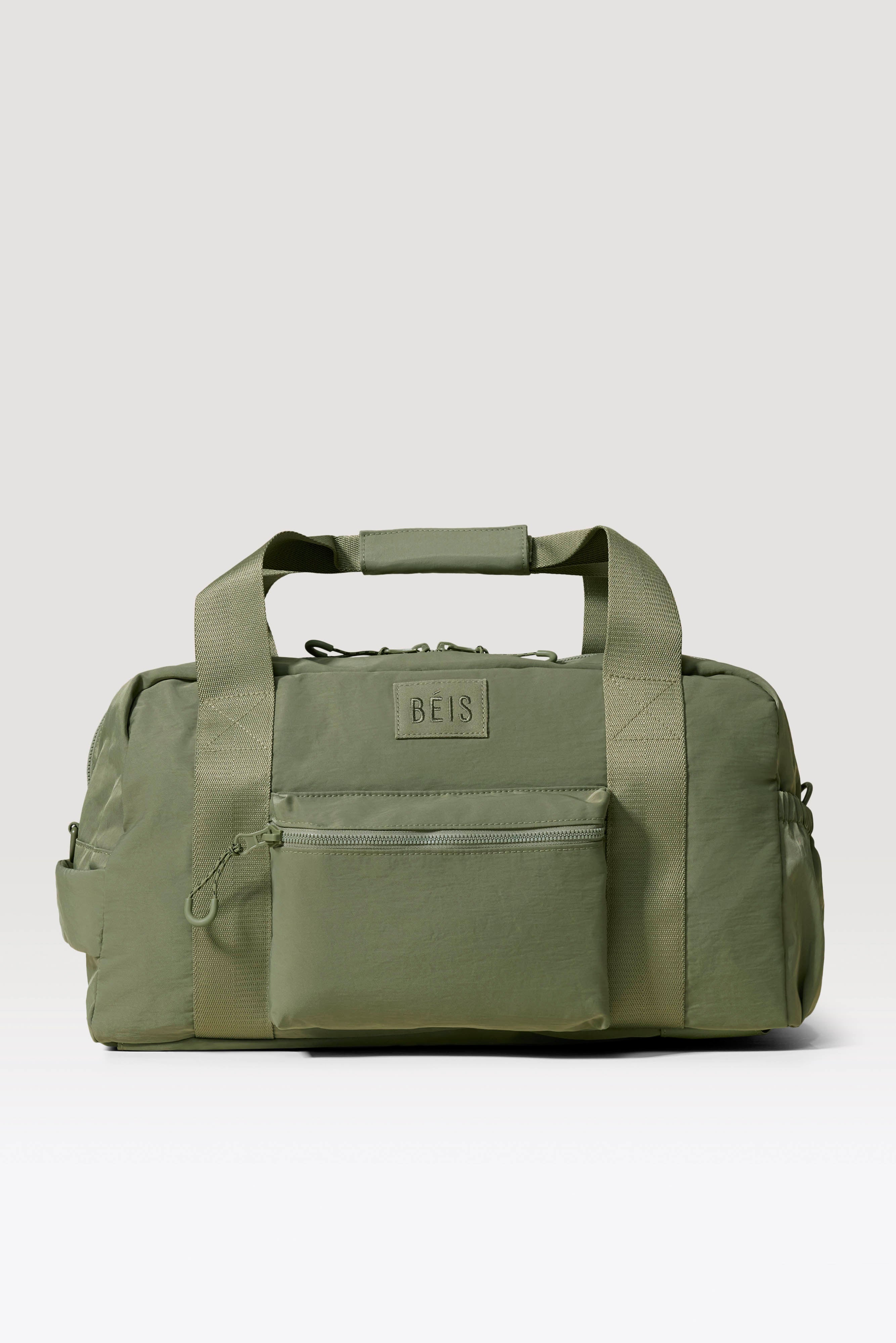 BÉIS 'The Sport Duffle Backpack' in Olive