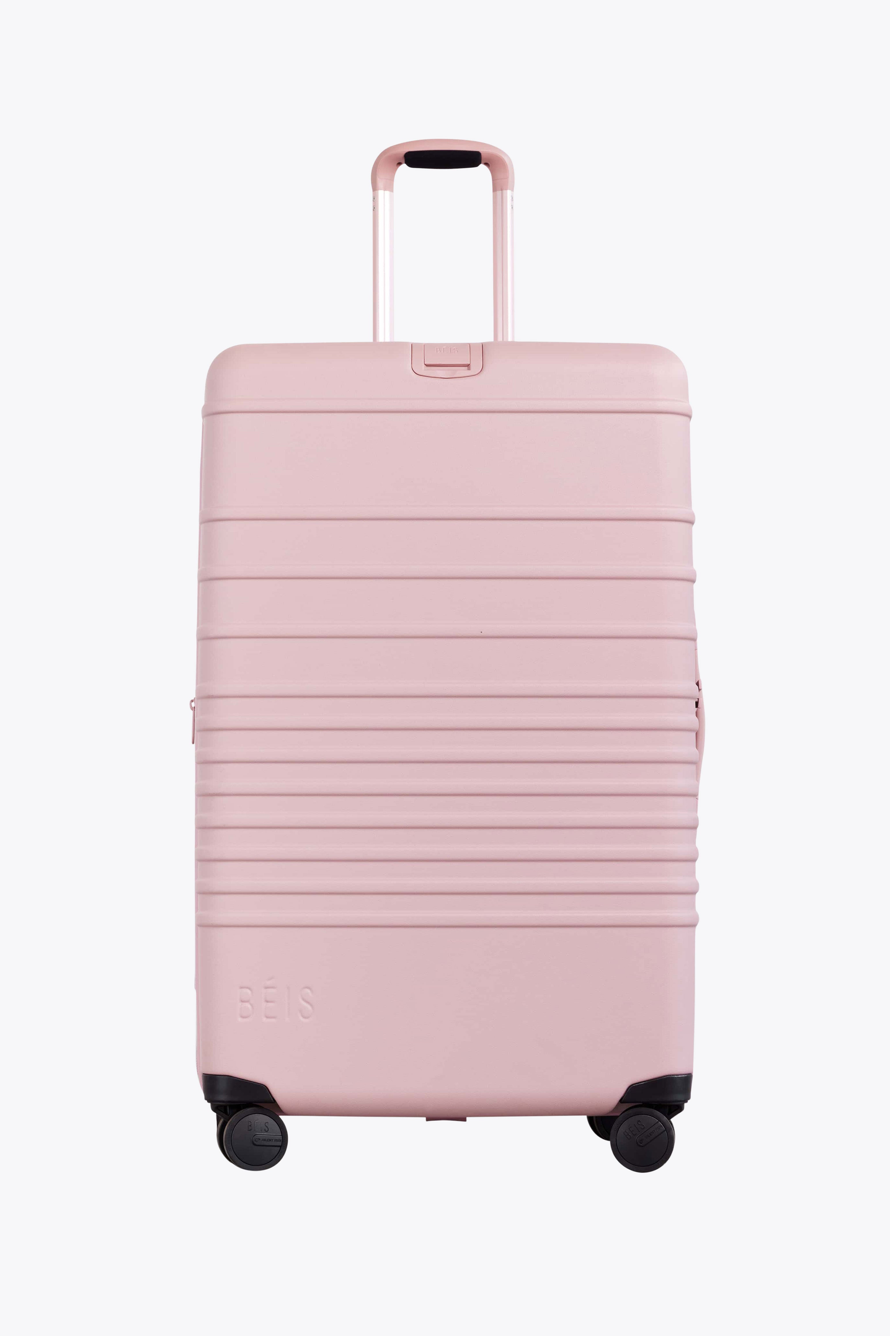 BÉIS 'The Large Check-In Roller' in Atlas Pink - 29 In Check In Pink Luggage