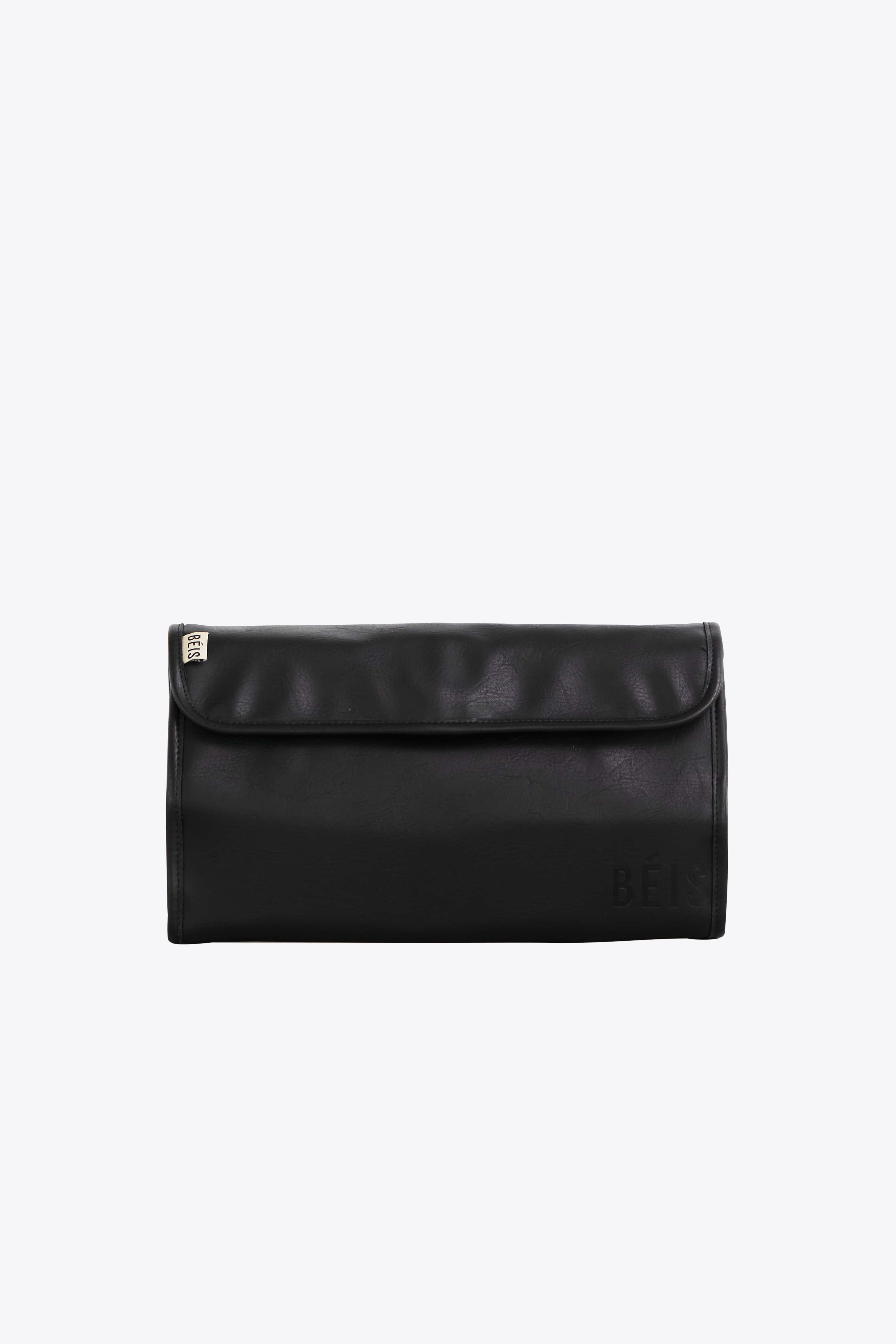 Decor Leather Zip Around Mini Jewelry Box - Black