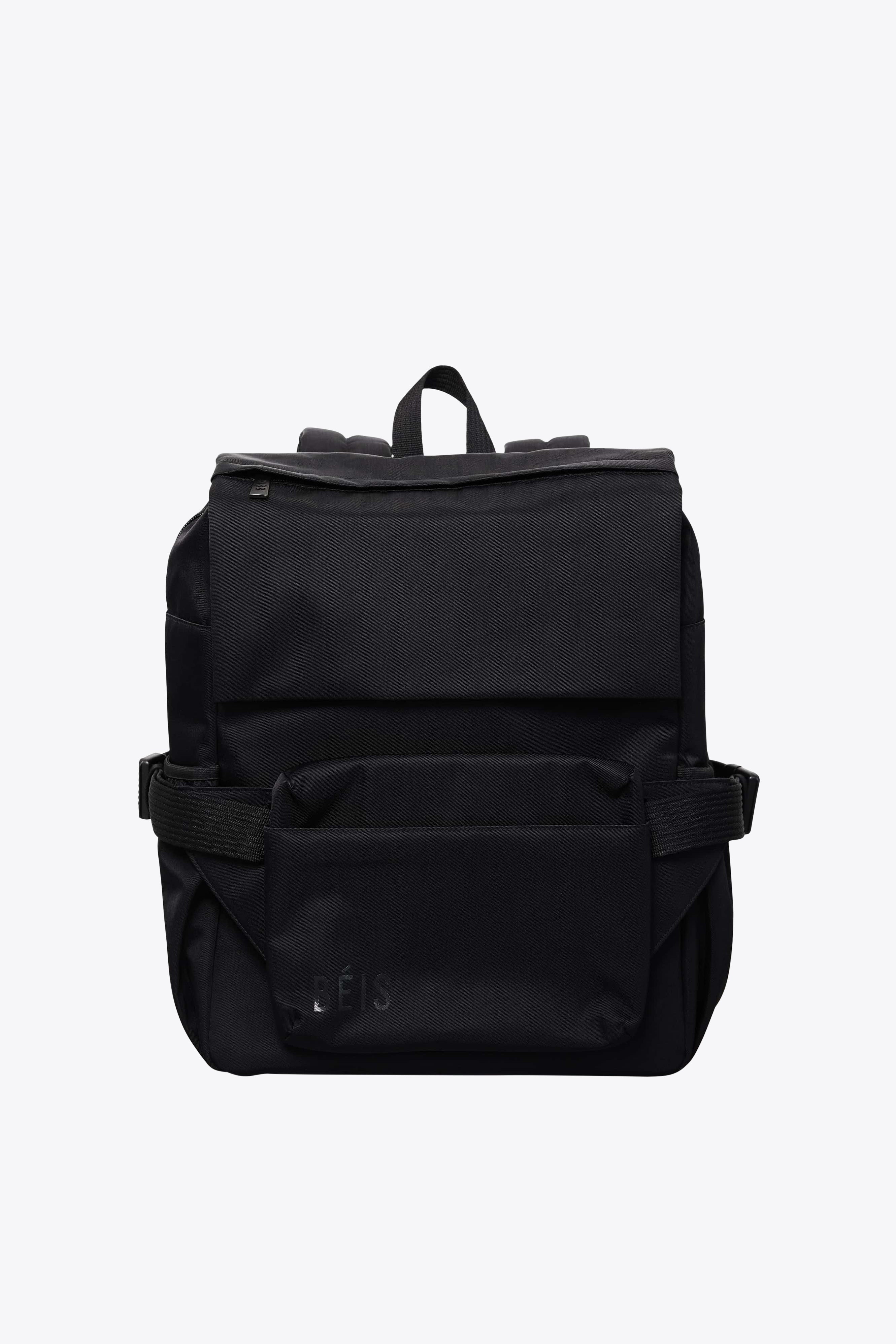 Stuff' Black Plush Large Duffle Bag