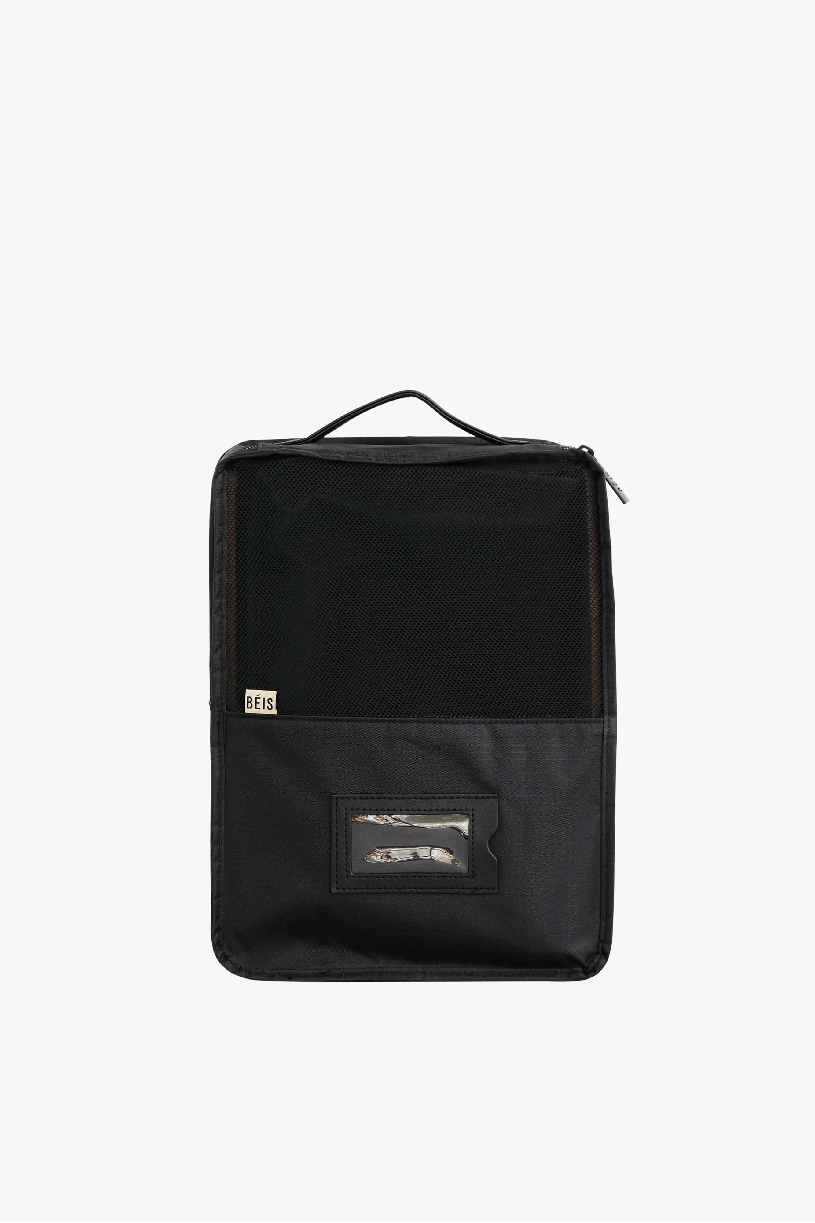 Black Polyester Travelling Shoe Storage Bag, Size: Regular