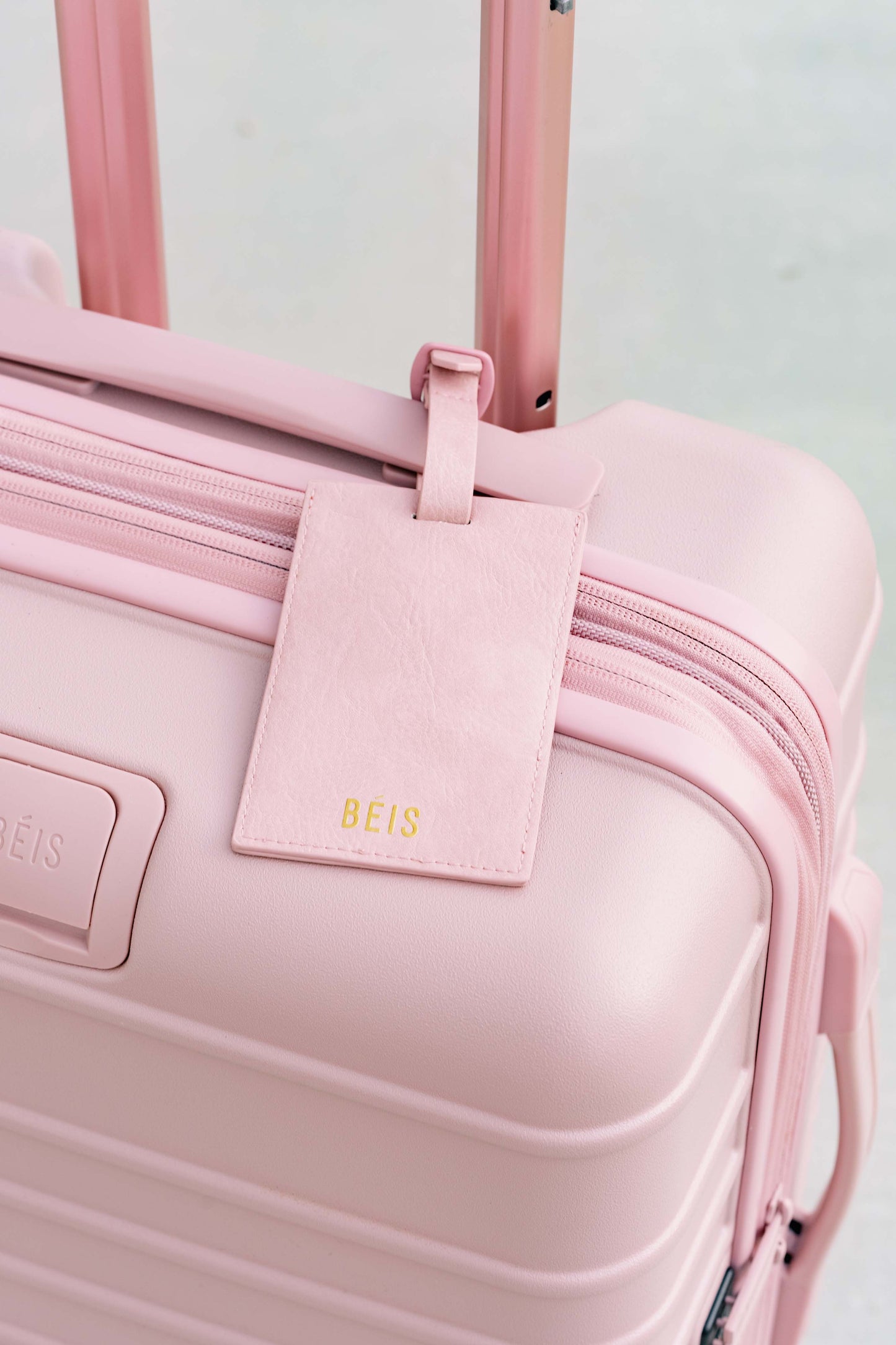 The Passport & Luggage Tag Set in Atlas Pink