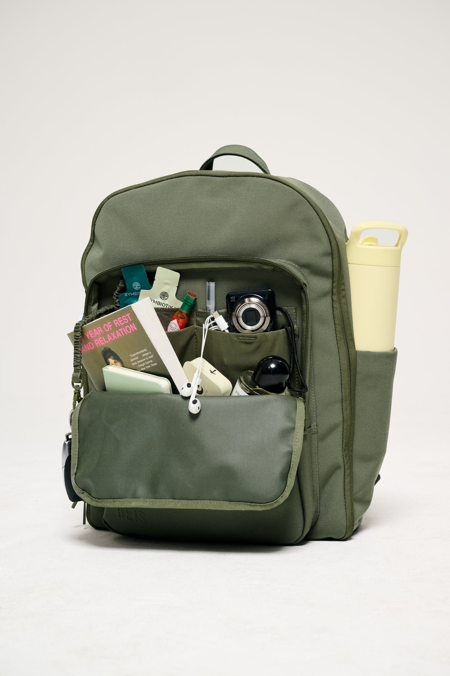 The Travel Backpack in Olive