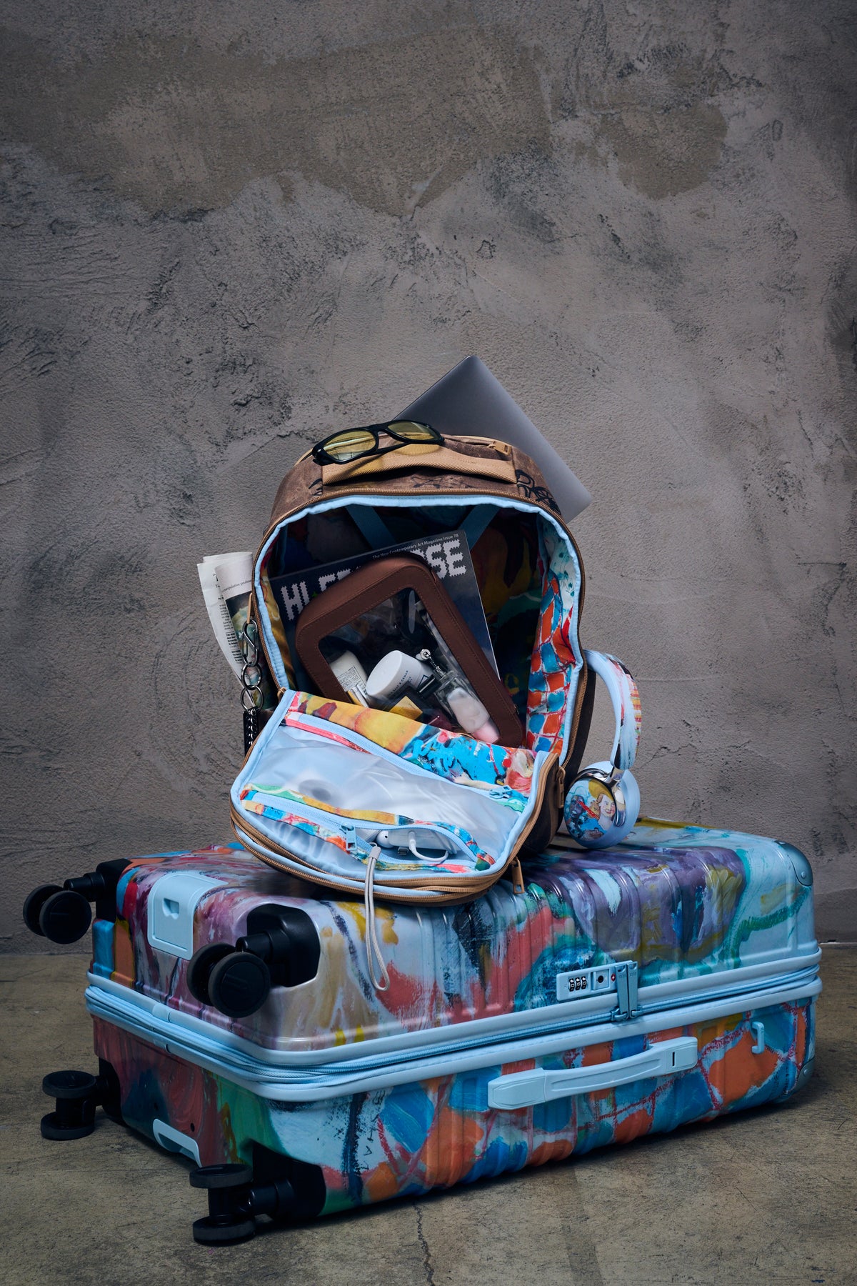 BÉIS x KidSuper The Pro Travel Backpack in Cargo