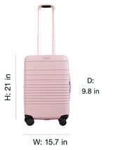 BÉIS 'The Carry On Roller' in Atlas Pink - Pink Suitcase & Pink Carry ...