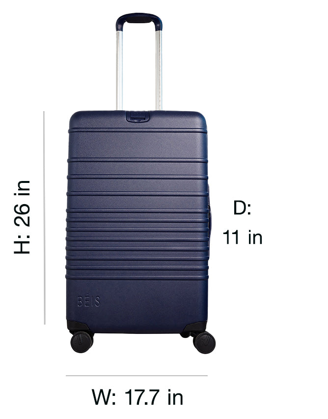 Check in deals suitcase size