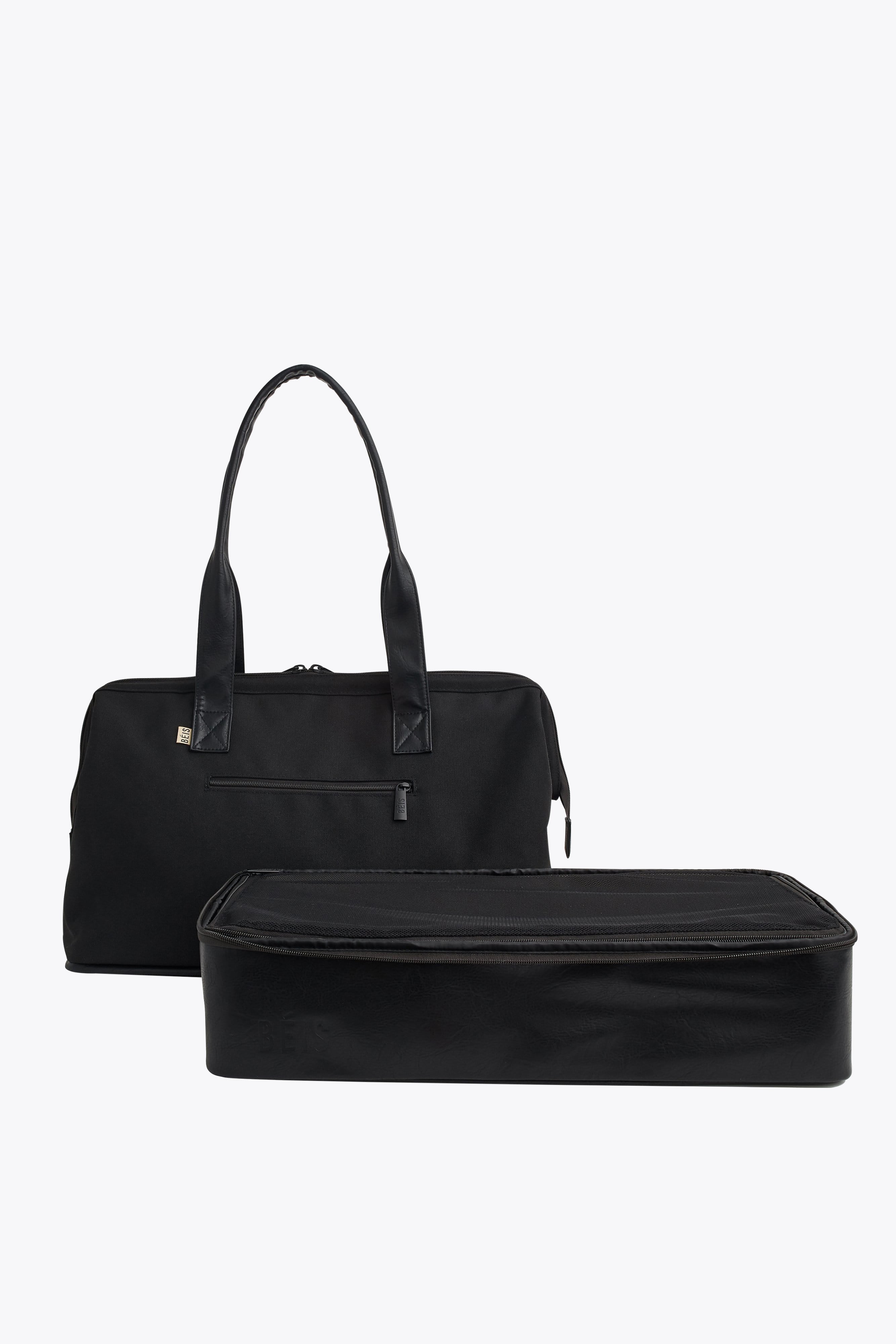 BÉIS 'The Convertible Weekender' in Black - Small Weekend Bag & Overnight  Bag