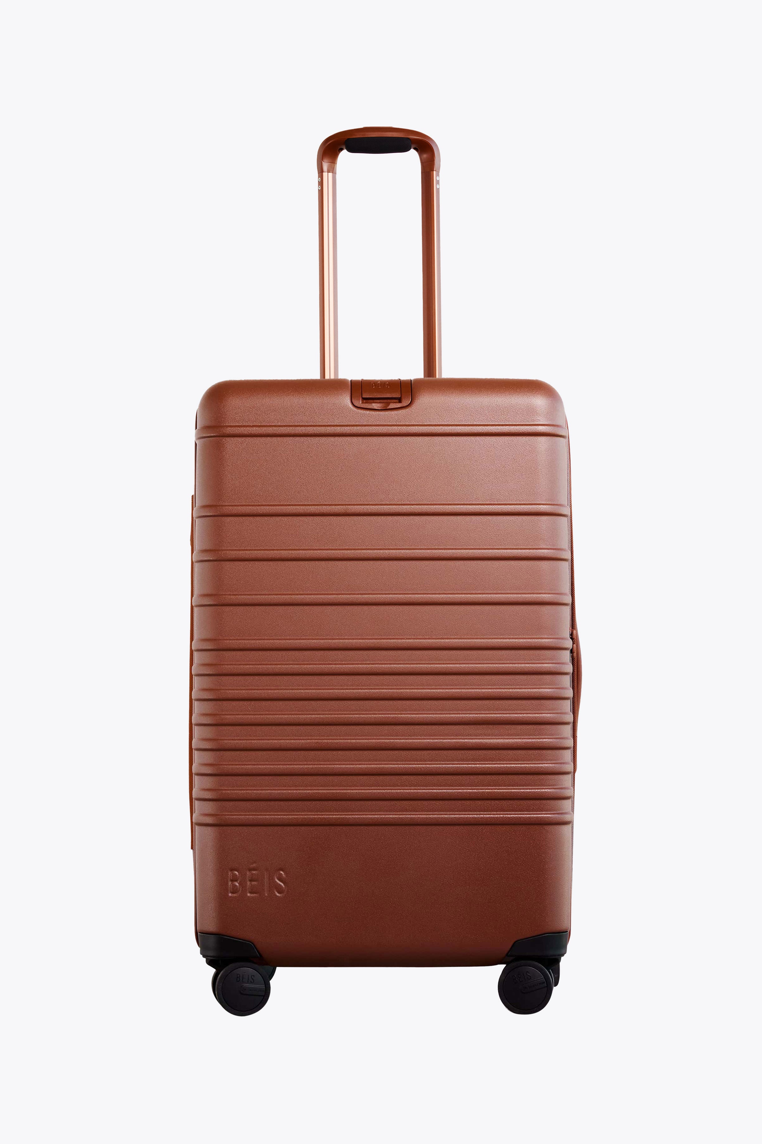 BÉIS 'The 26" Check-In Roller' in Maple - 26 Inch Brown Luggage