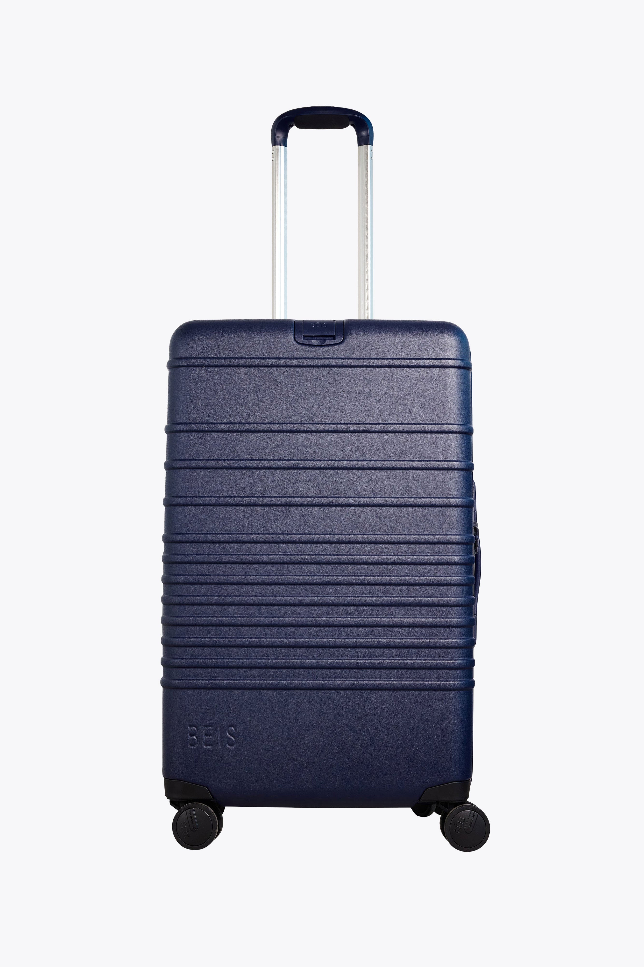 BÉIS 'The Medium Check-In Roller' in Navy - 26" Blue Luggage & Navy Luggage