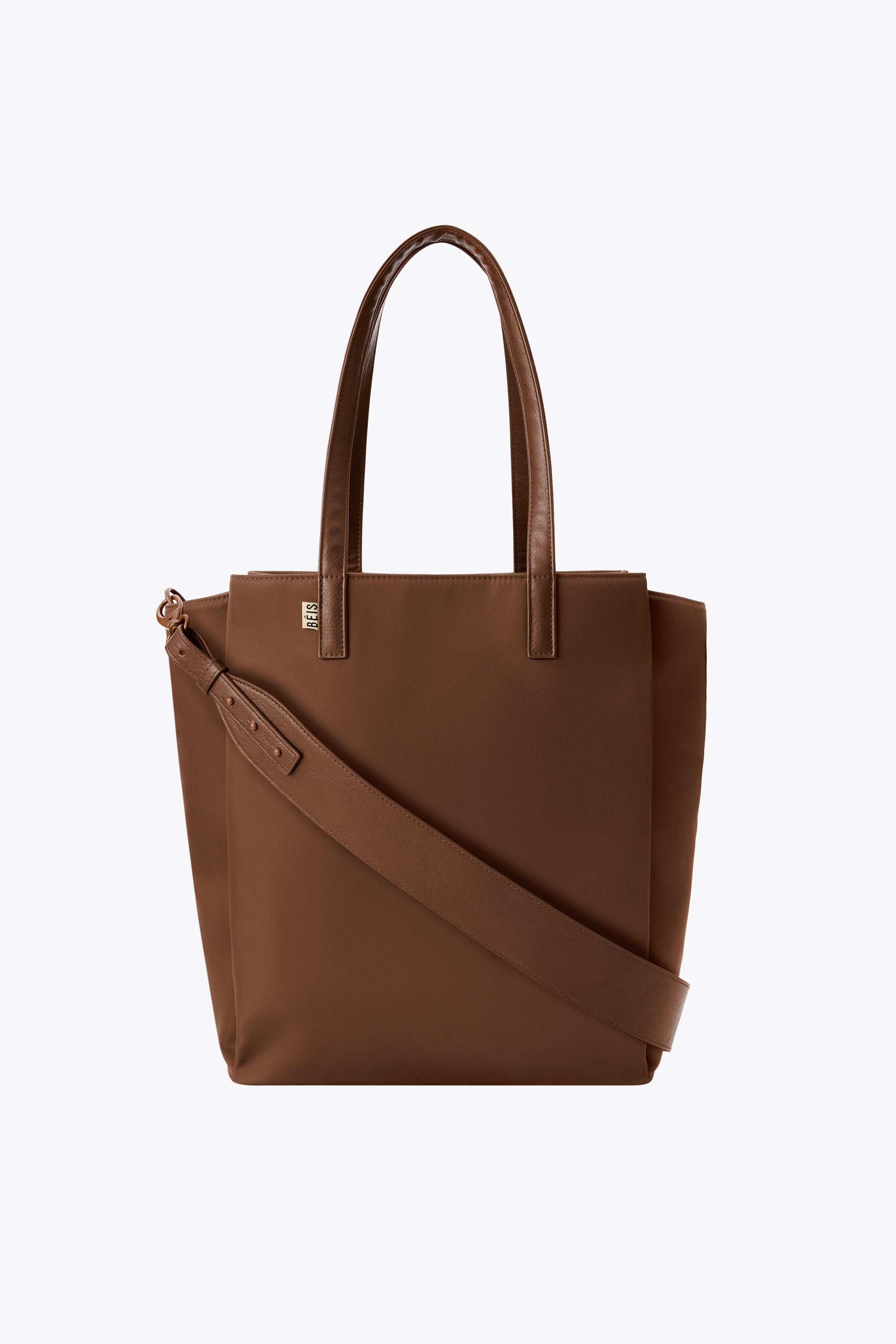 BÉIS 'The Commuter Tote' in Maple Brown Commuter Tote For Work