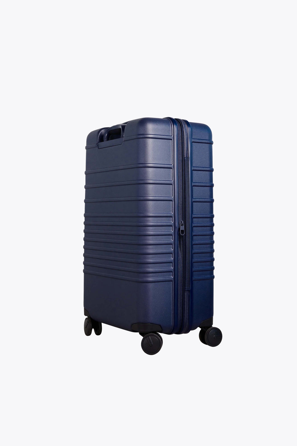 BÉIS 'The Medium Check-In Roller' in Navy - Navy Blue 26 inch Medium Rolling Luggage & Checked ...