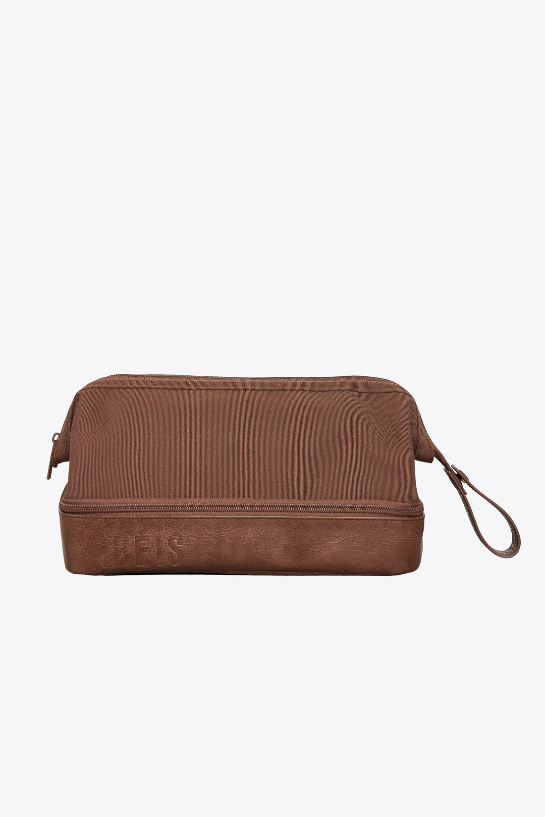 BÉIS 'The Dopp Kit' In Maple - Brown Travel Toiletry Bag & Toiletry Kit