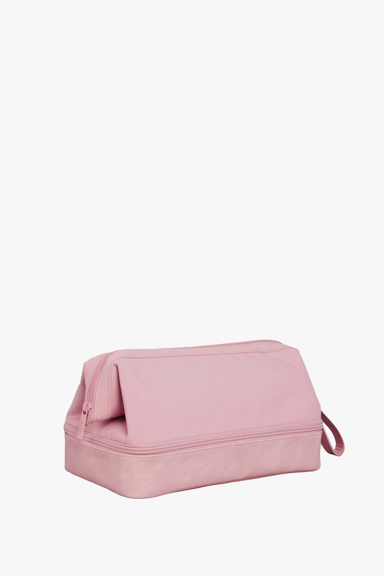 BÉIS 'The Dopp Kit' In Atlas Pink - Pink Travel Toiletry Bag & Toiletry Kit
