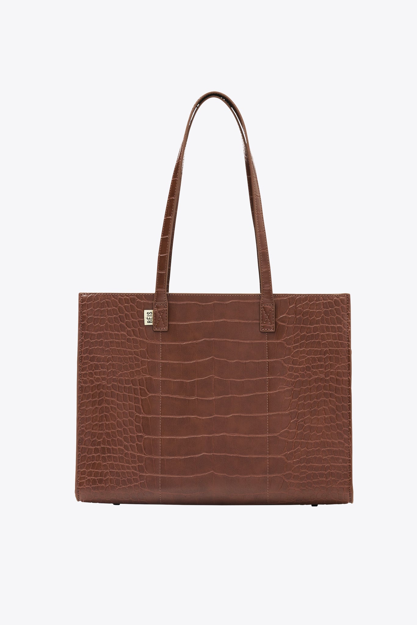 B IS The Work Tote in Maple Brown Laptop Bag Office Work Tote