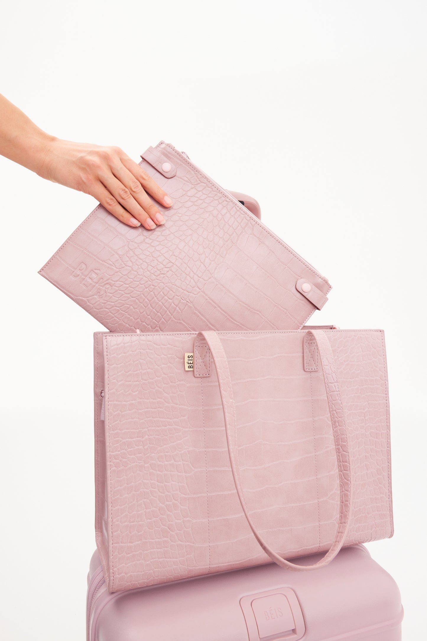 Pink work tote Clearance