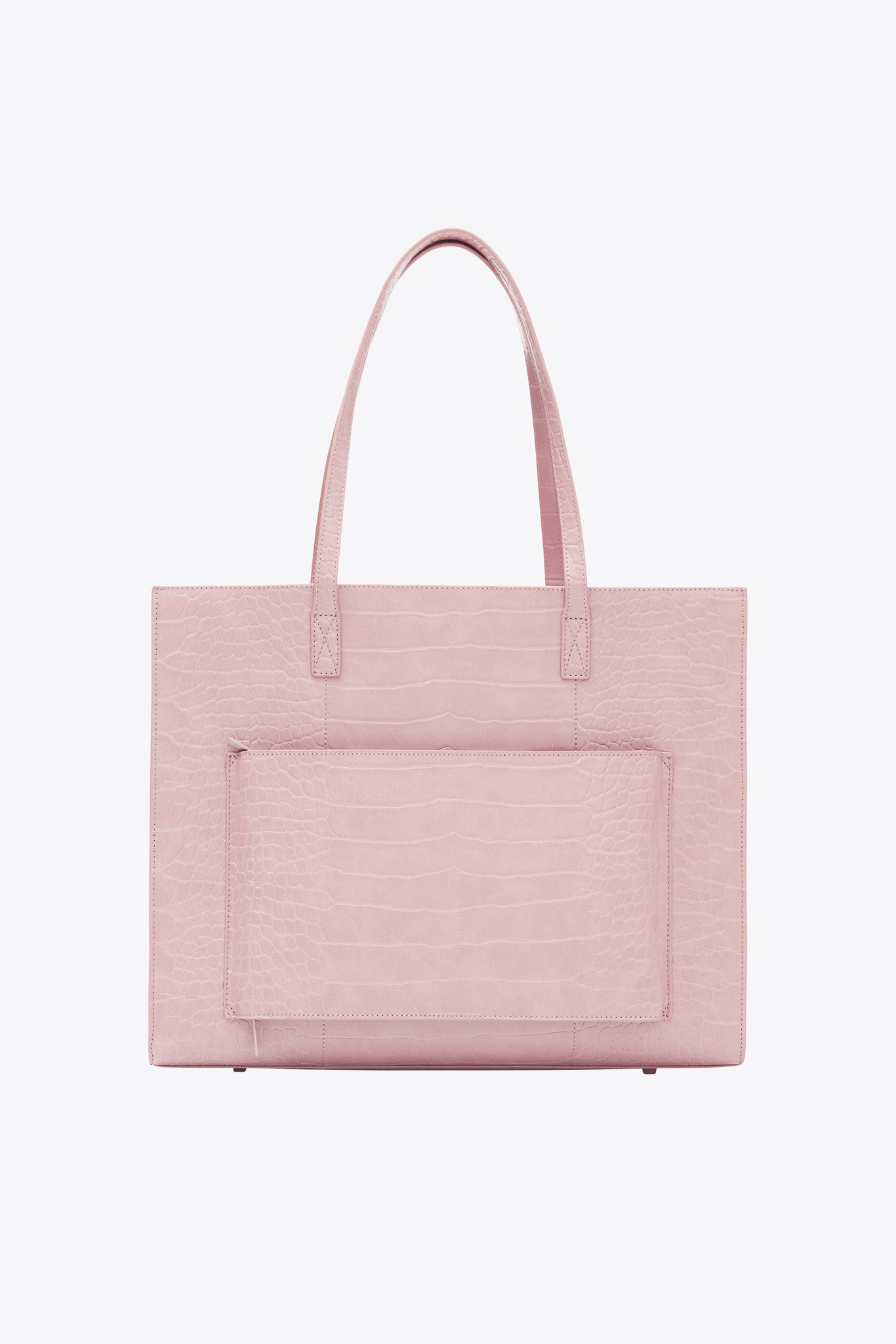 Resale The Large Work Tote in Atlas Pink Croc