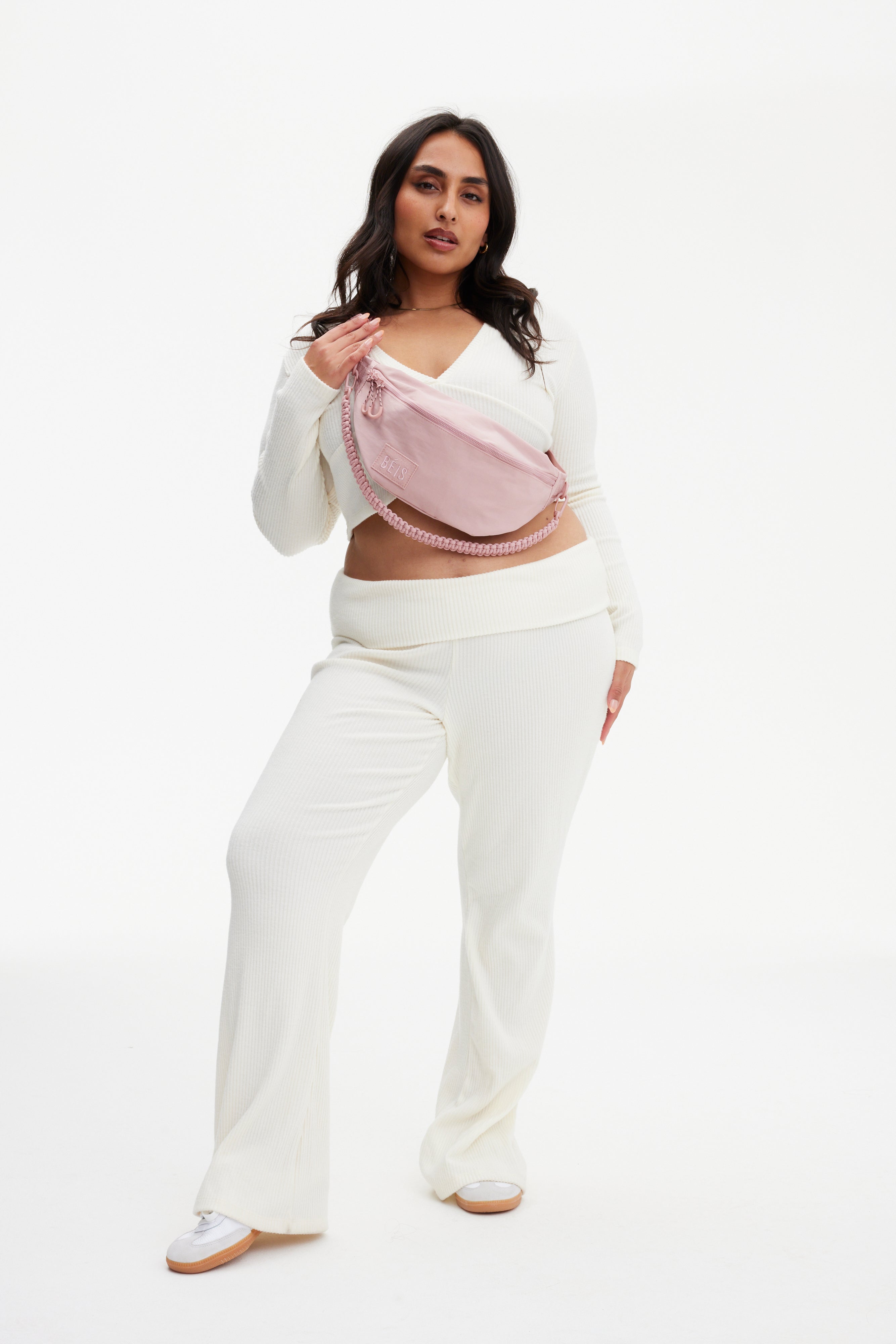 BÉIS 'The Sport Pack' in Atlas Pink - Pink Crossbody Fanny Pack & Sling Bag