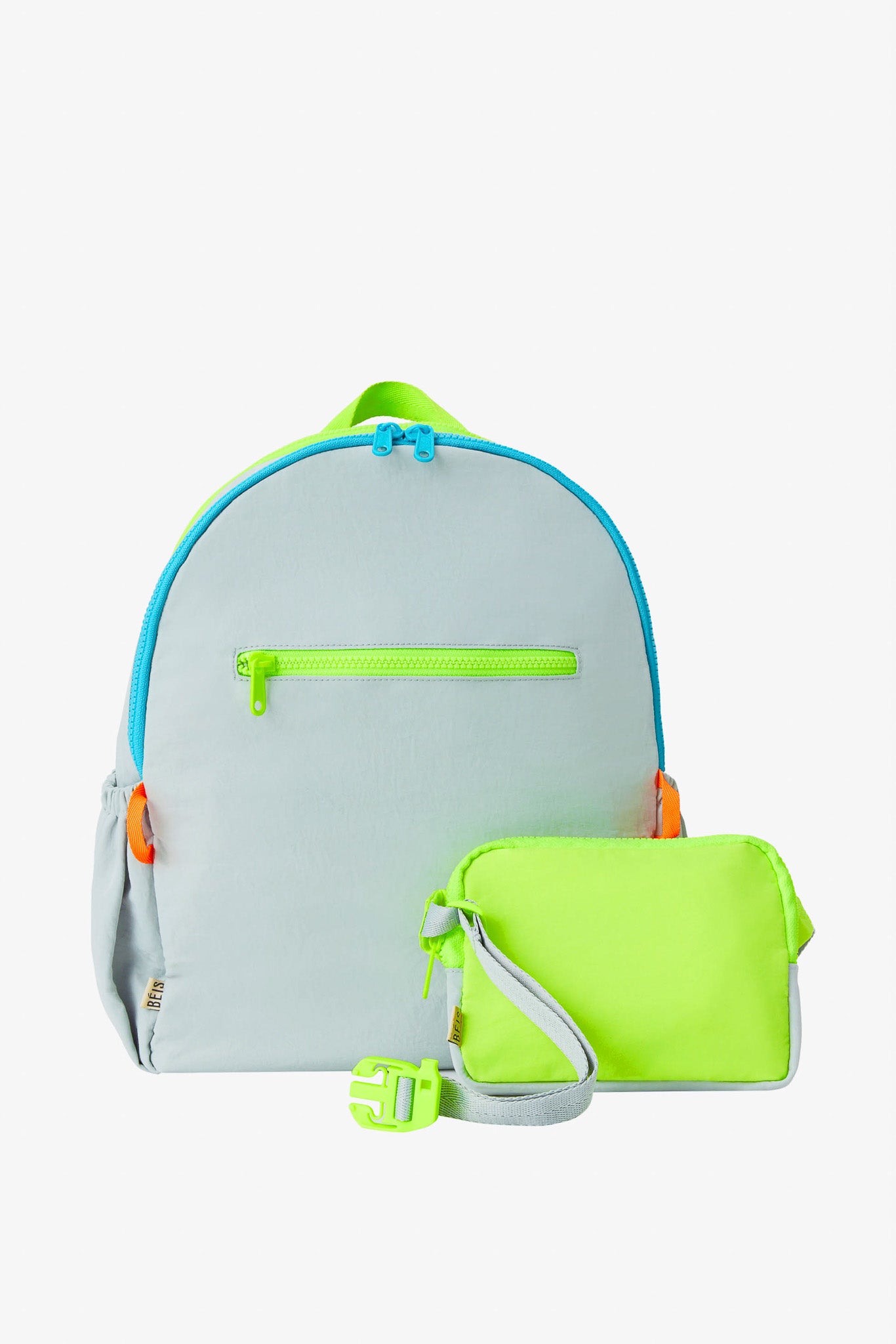 BÉIS 'The Kids Backpack' in Slate - Best Travel Backpack for Kids in Blue