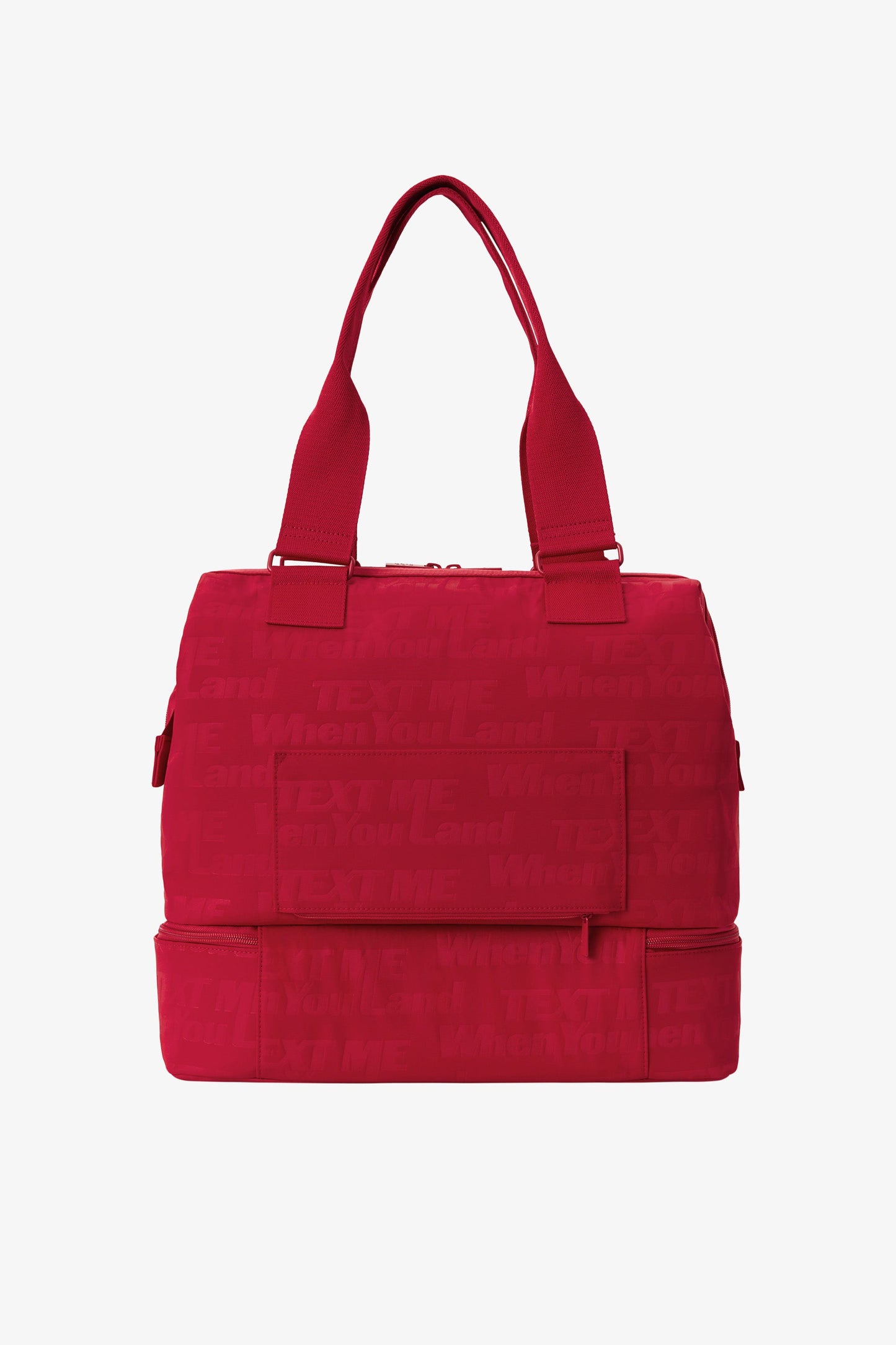 Resale The Mini Weekender in Text Me Red