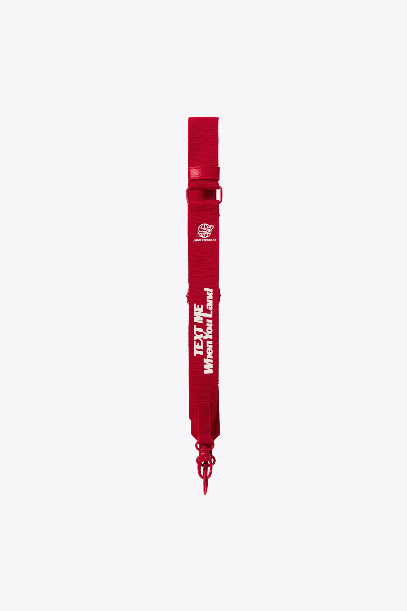 BÉIS x Lonely Ghost 'The Shoulder Strap' in Text Me Red - Red Shoulder ...