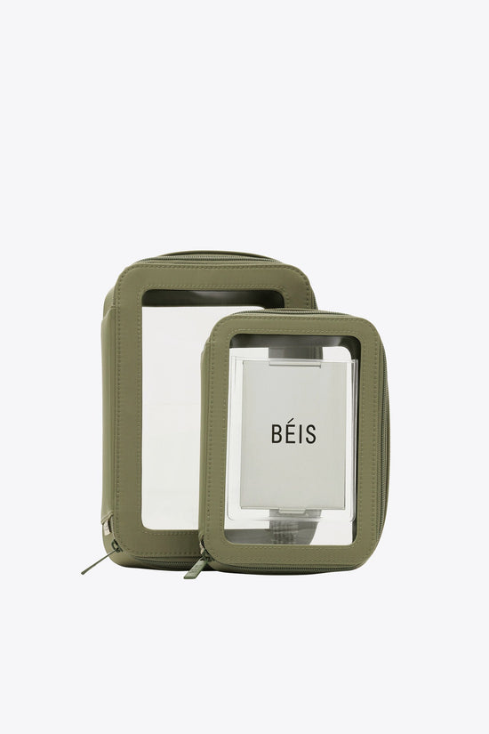 Resale The In Flight Cosmetic Set in Olive