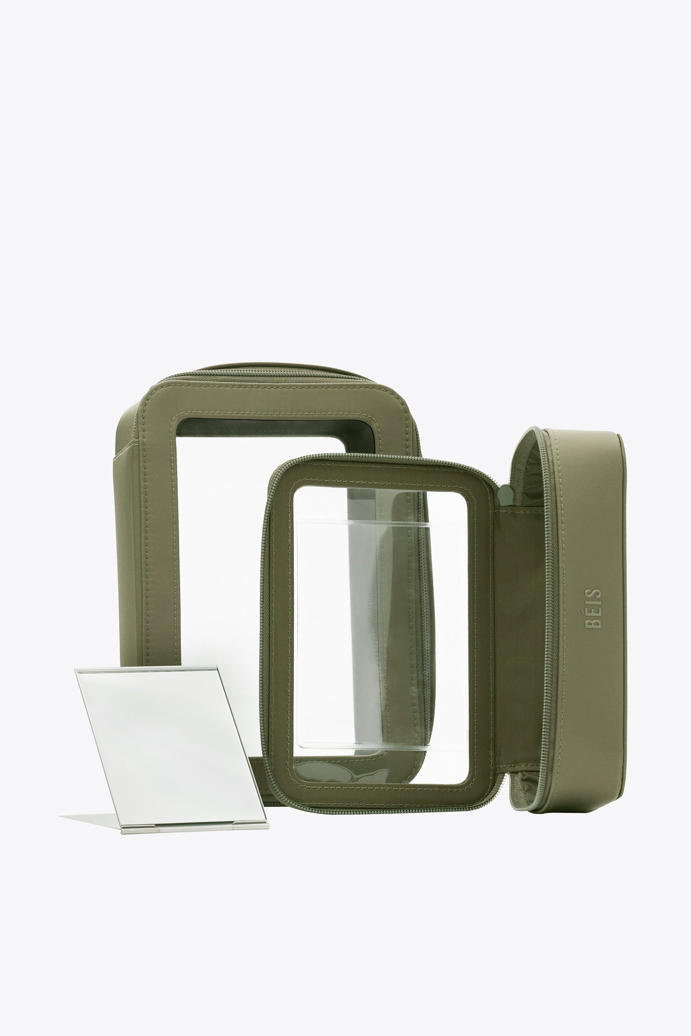 Resale The In Flight Cosmetic Set in Olive