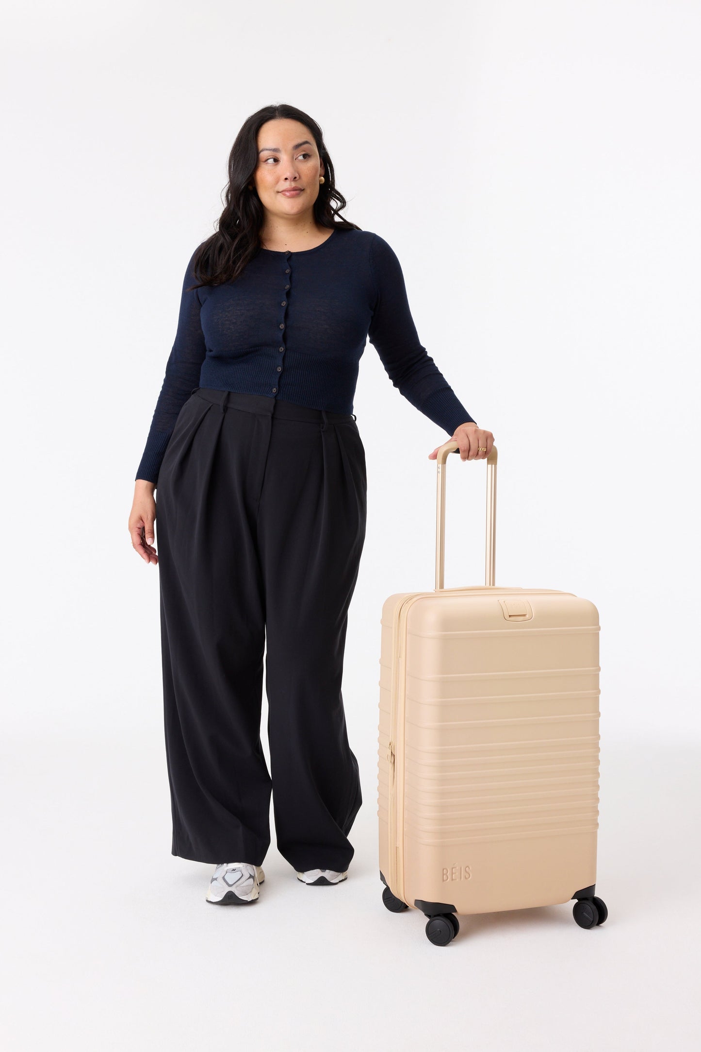 Resale The Medium Check-In Roller in Beige