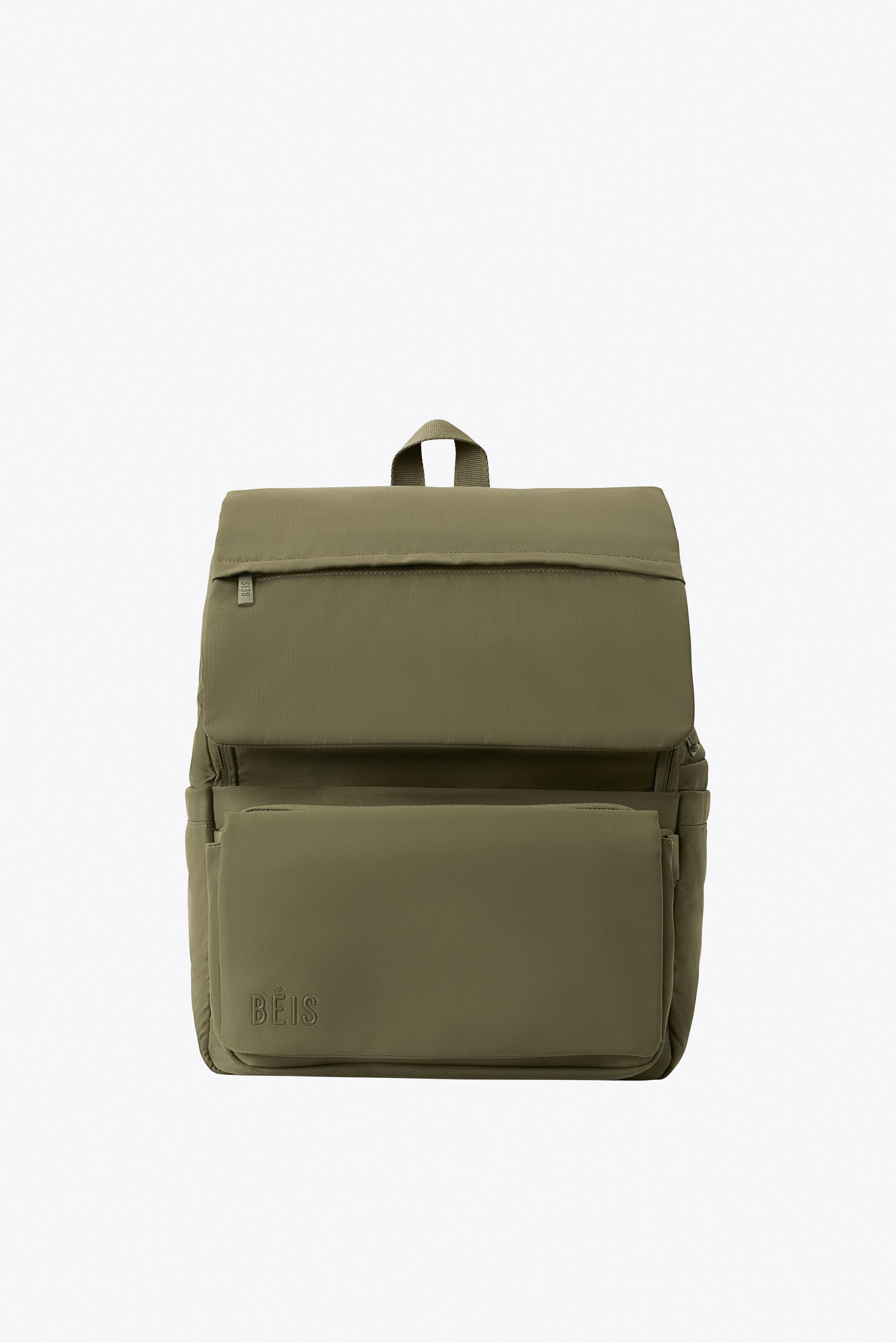 BÉIS 'The Ultimate Diaper Backpack' in Olive Green Backpack