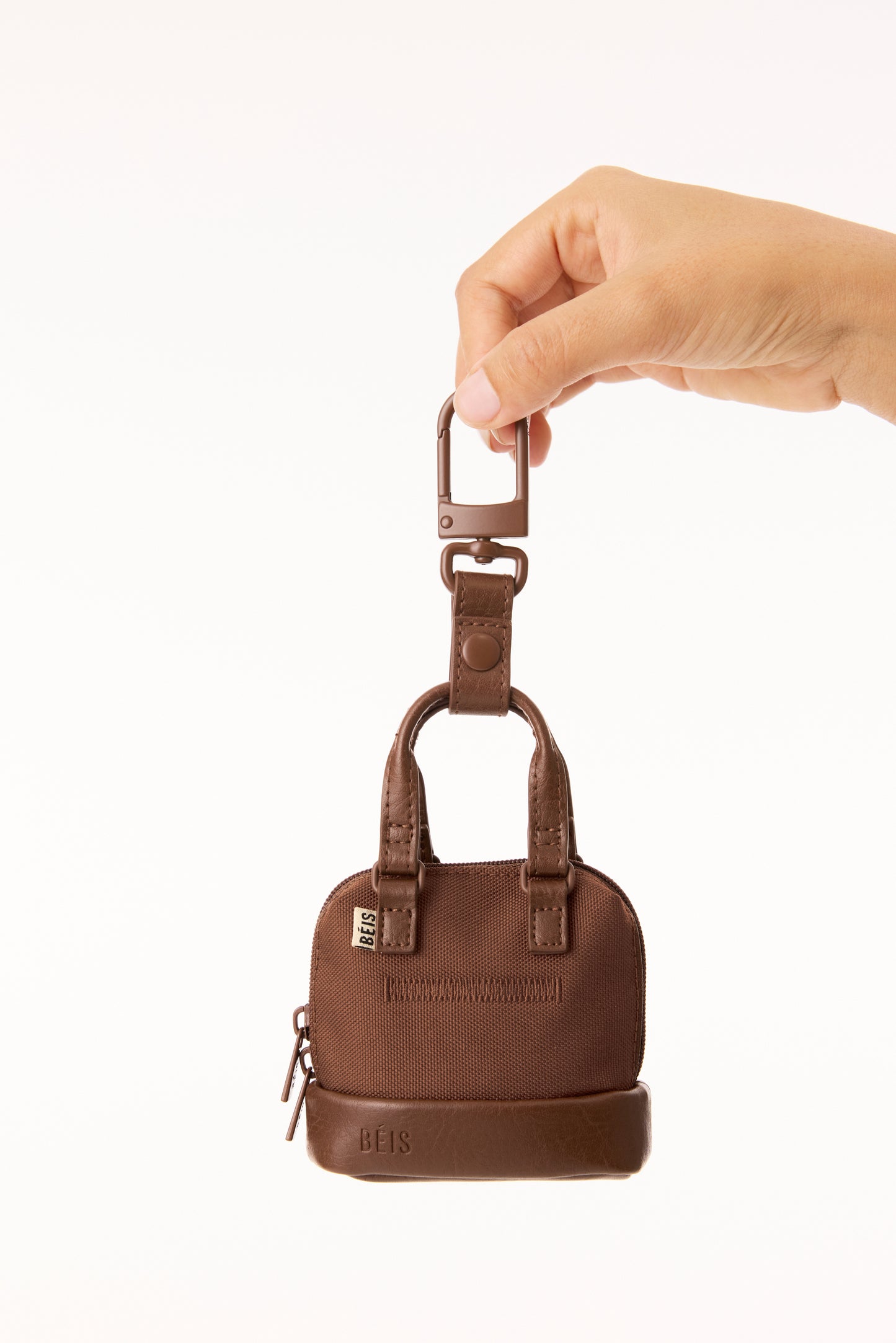 The Micro Weekender Charm in Maple