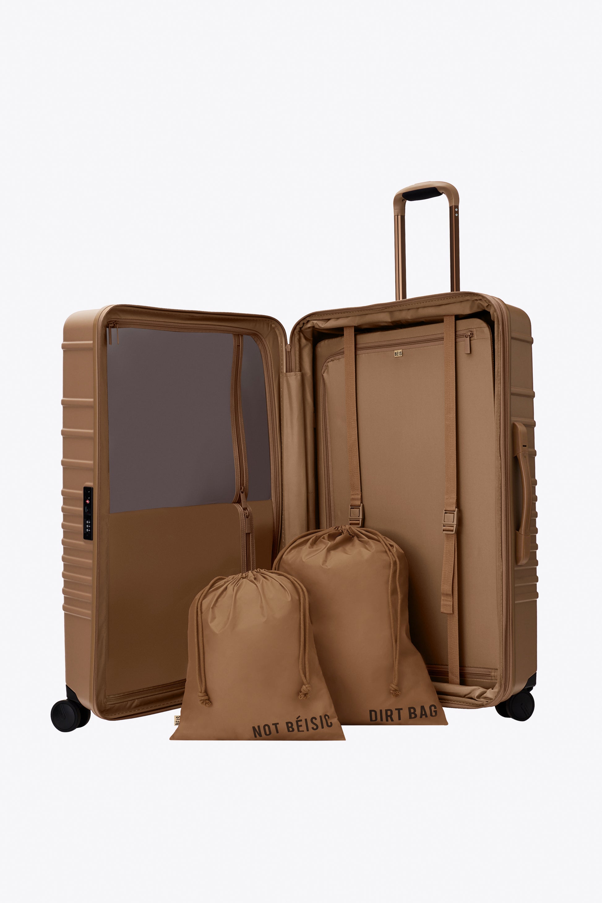 The Large Check-In Roller in Camel