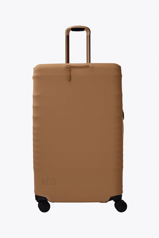 Resale The Large Check-In Luggage Cover in Camel