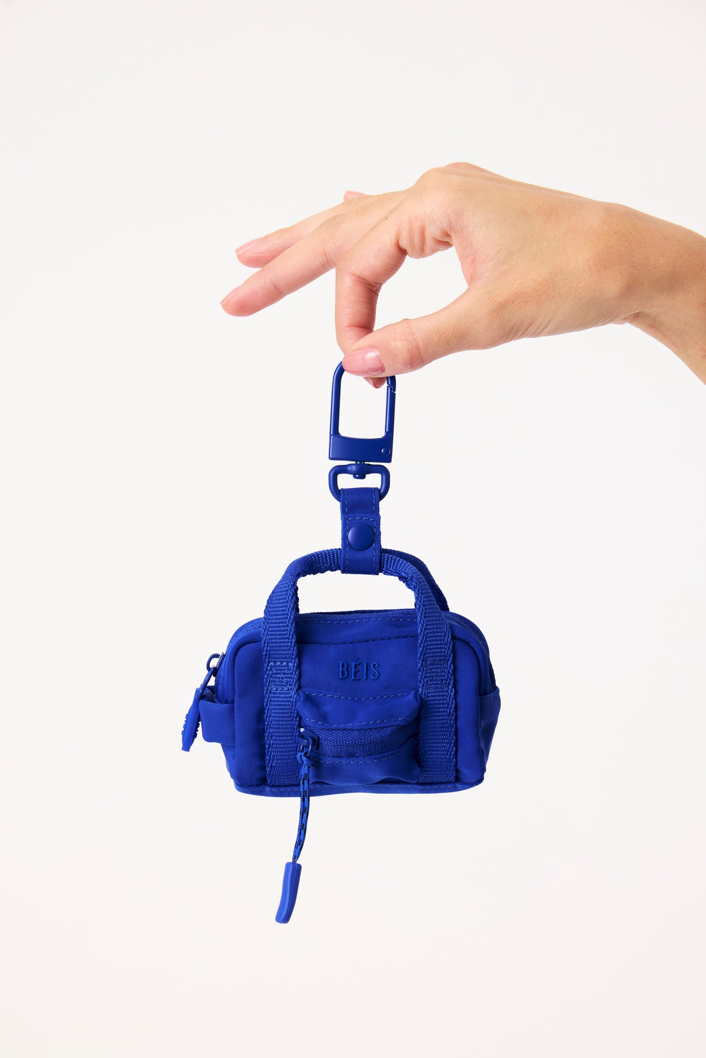 The Sport Duffle Charm in Cobalt Blue