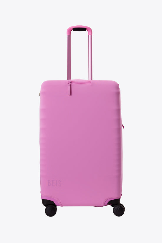 The Medium Check-In Luggage Cover in Berry