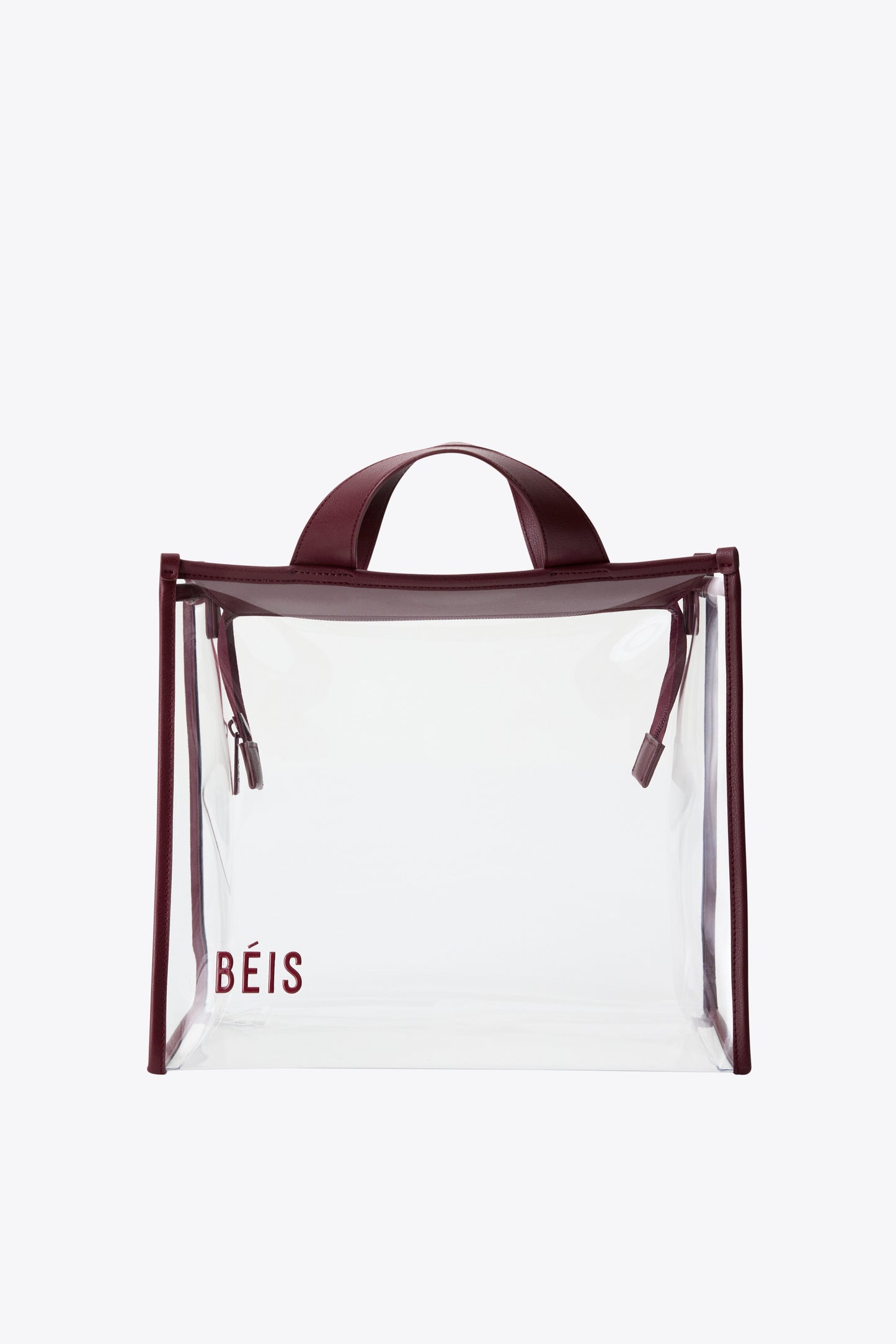 The Stadium Tote in Burgundy
