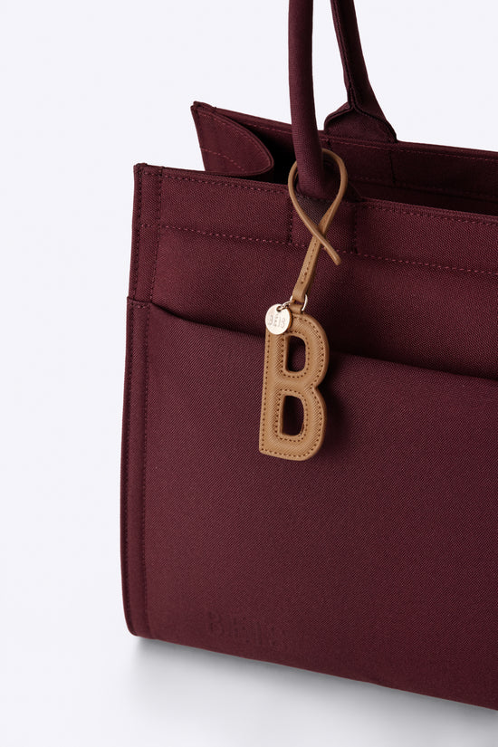 The Letter Charm in Camel