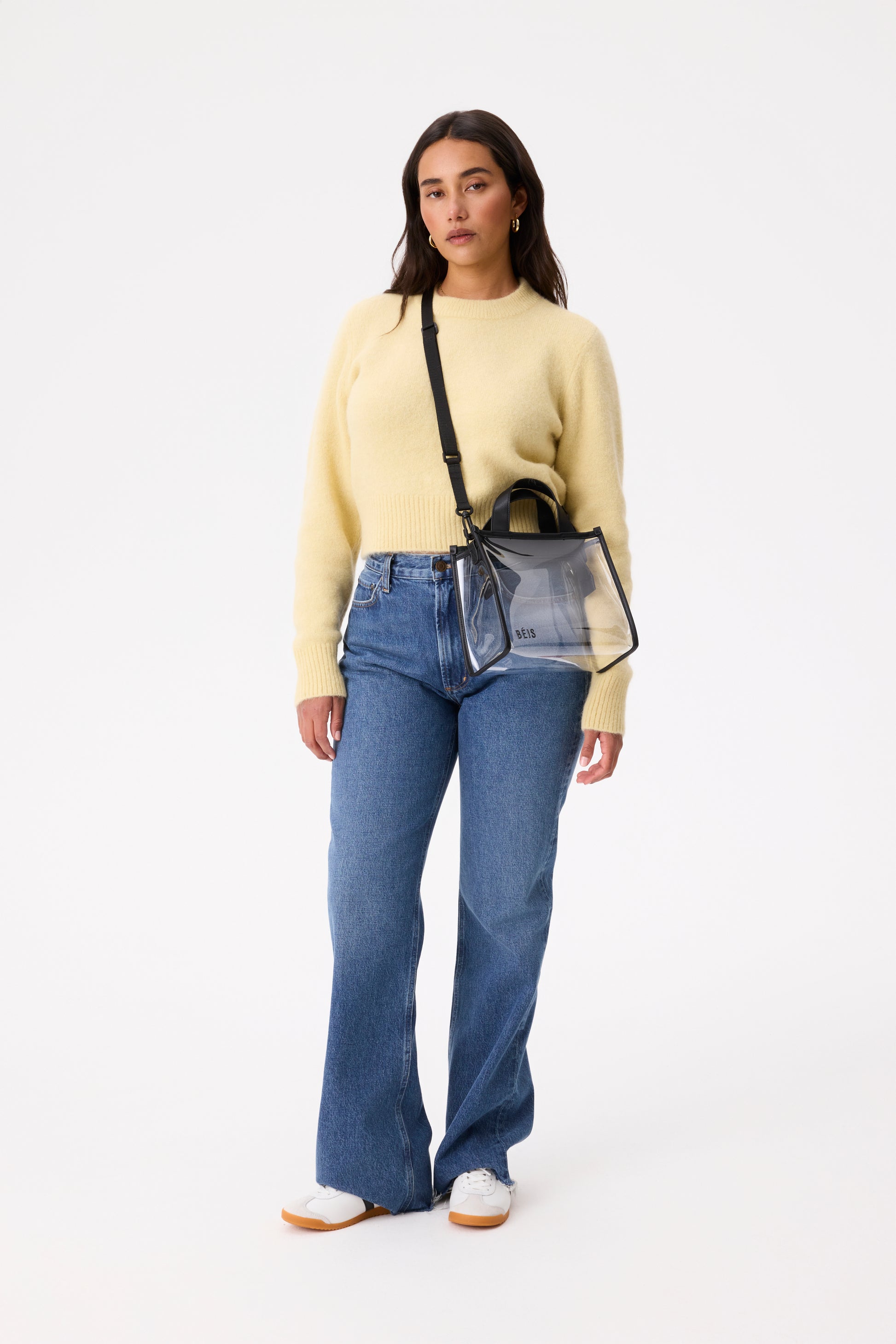 Baggallini Clear Stadium Crossbody In Transparent Baggallini Clear Stadium Crossbody In Transparent