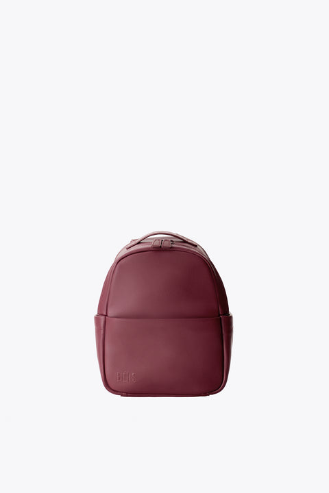 BÉIS 'The Essential Mini Backpack' in Burgundy
