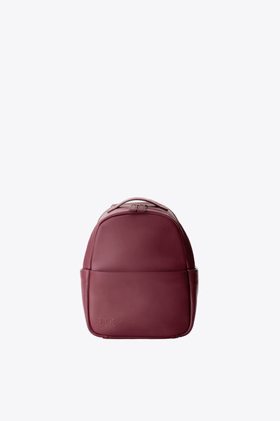 BÉIS 'The Essential Mini Backpack' in Burgundy