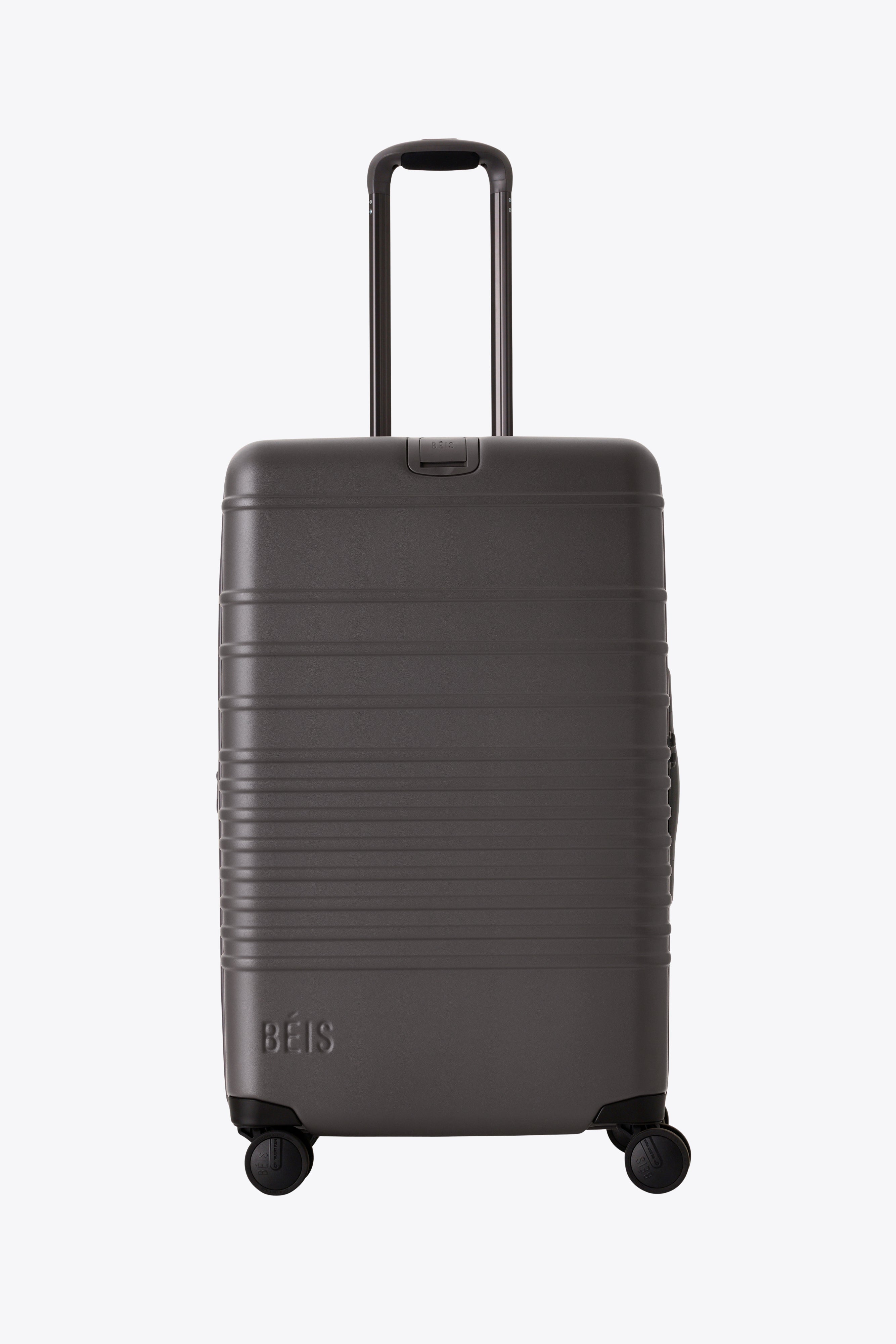 BÉIS 'The Medium Check-In Roller' in Charcoal - 26" Suitcase Roller in Charcoal Grey