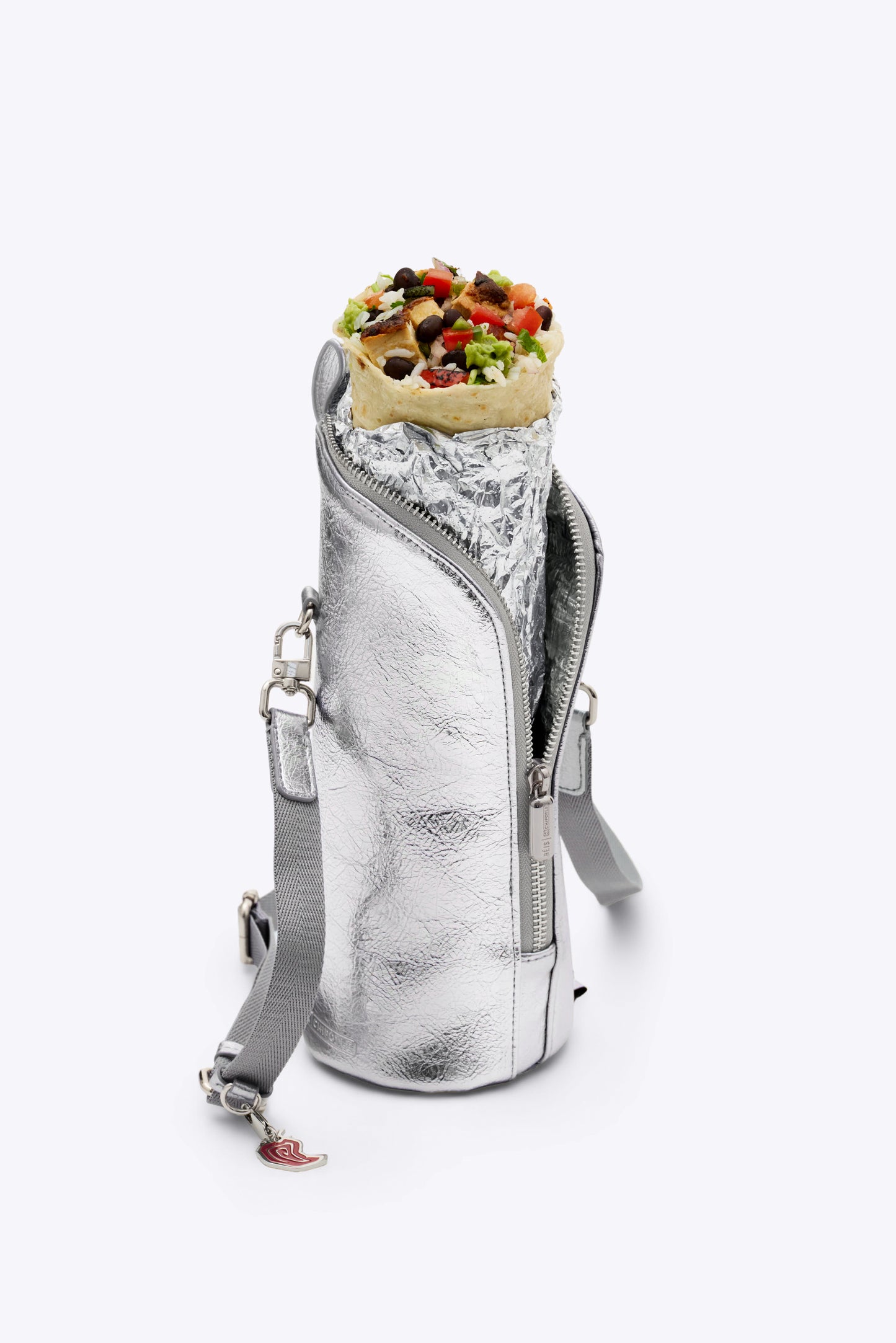 BÉIS x Chipotle The Burrito Crossbody in Foil